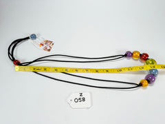 Zsiska - Colourful Beads 7 Bead New Spectrum Resin Necklace ( 40101470499Q07 )