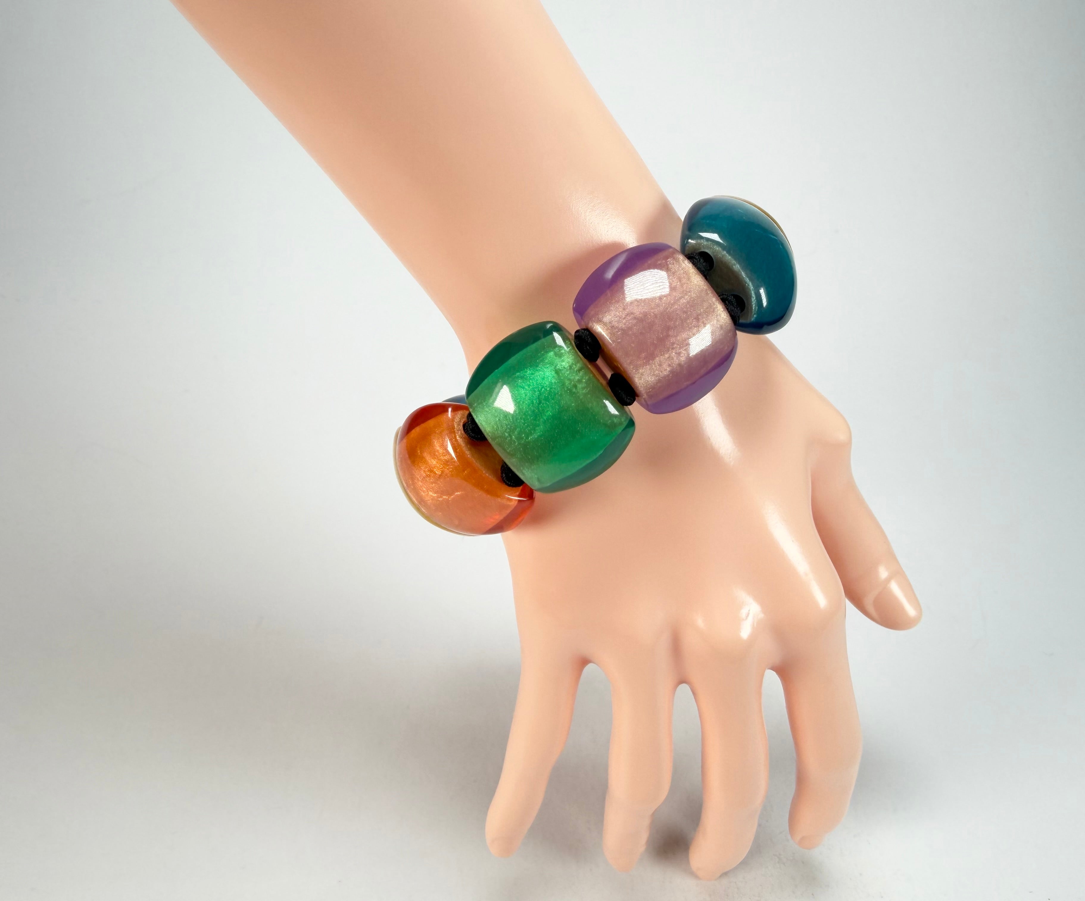 Zsiska - Bellissima 2026 Spectrum Large 10 Bead Resin Bracelet ( 72403010599Q0L )