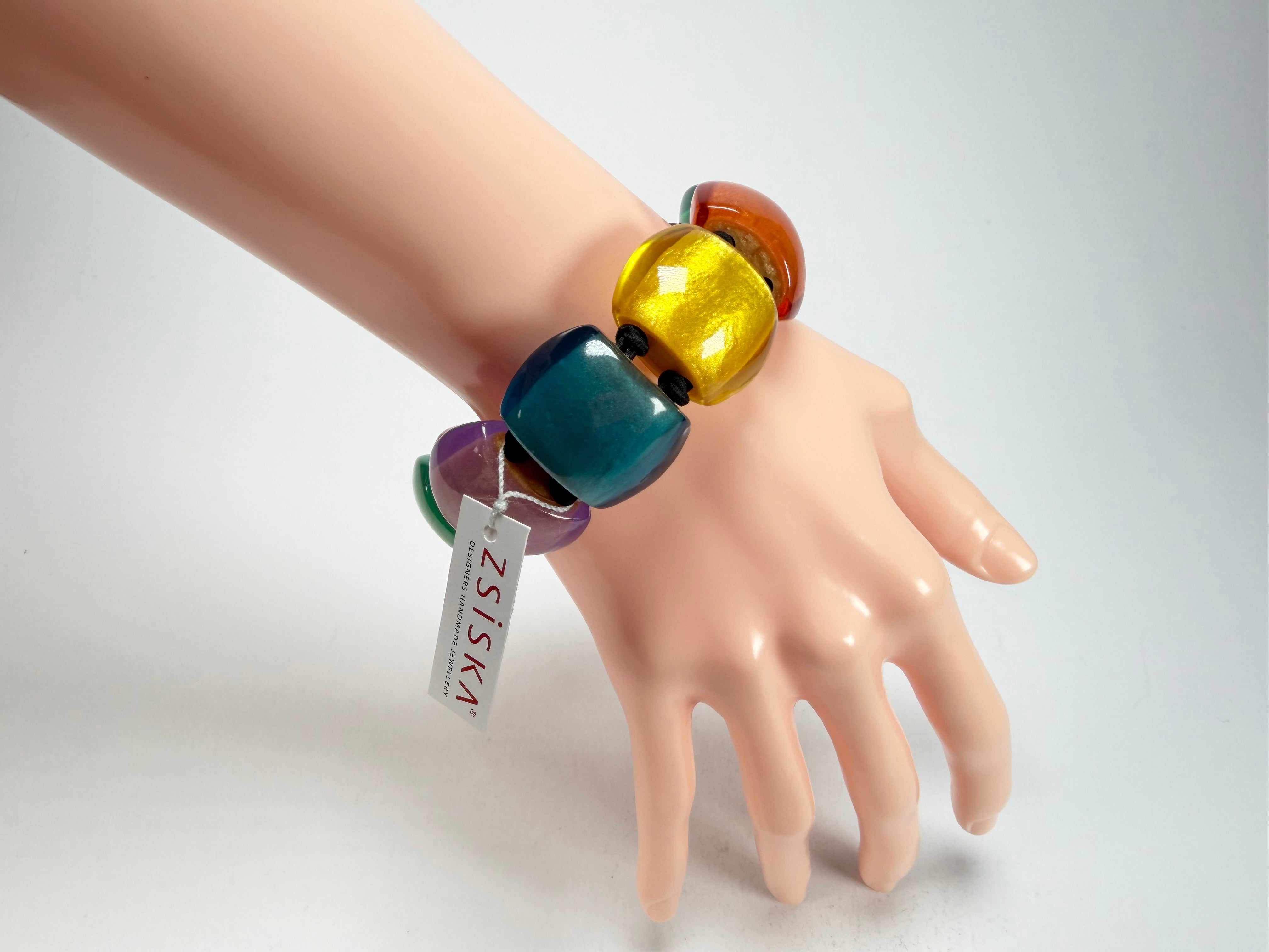Zsiska - Bellissima 2026 Spectrum Large 10 Bead Resin Bracelet ( 72403010599Q0L )
