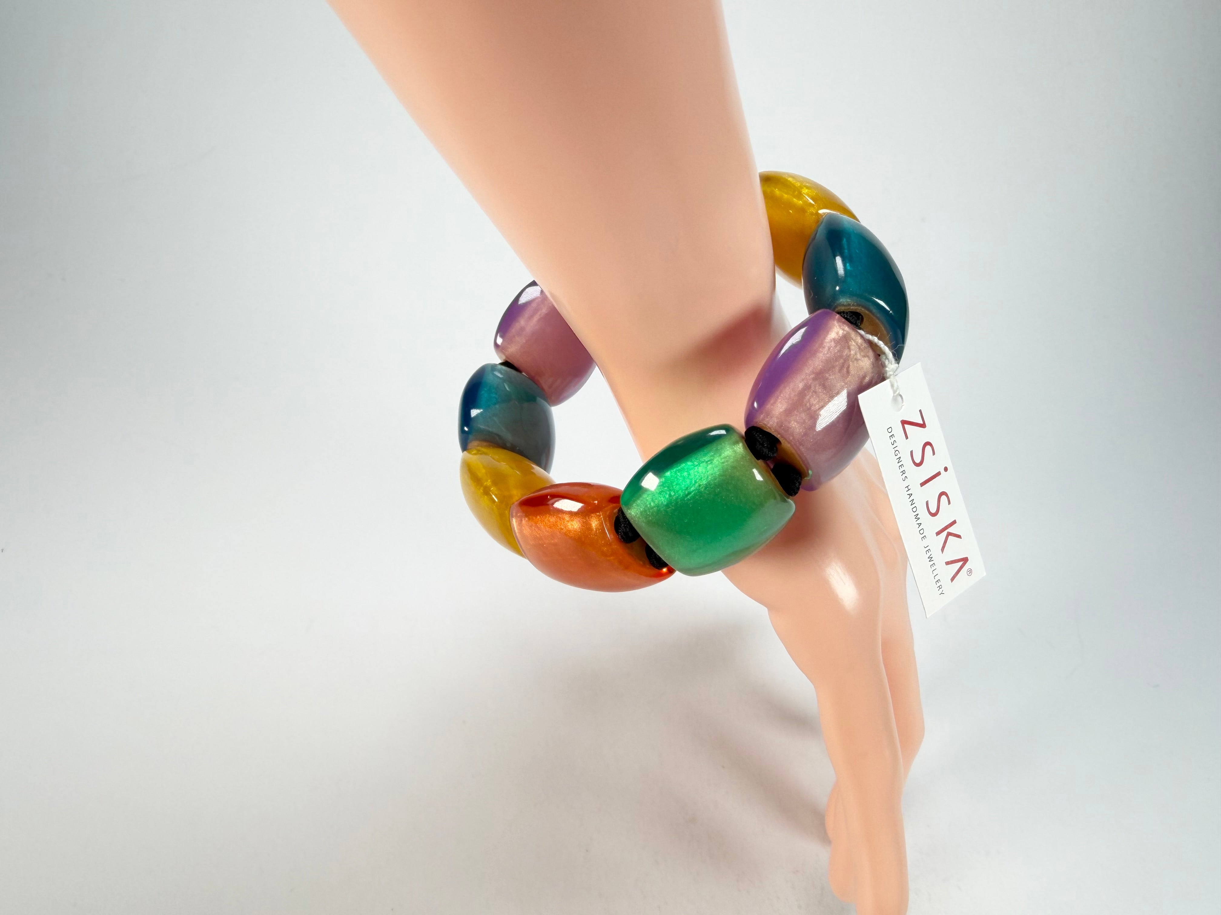 Zsiska - Bellissima 2026 Spectrum Large 10 Bead Resin Bracelet ( 72403010599Q0L )