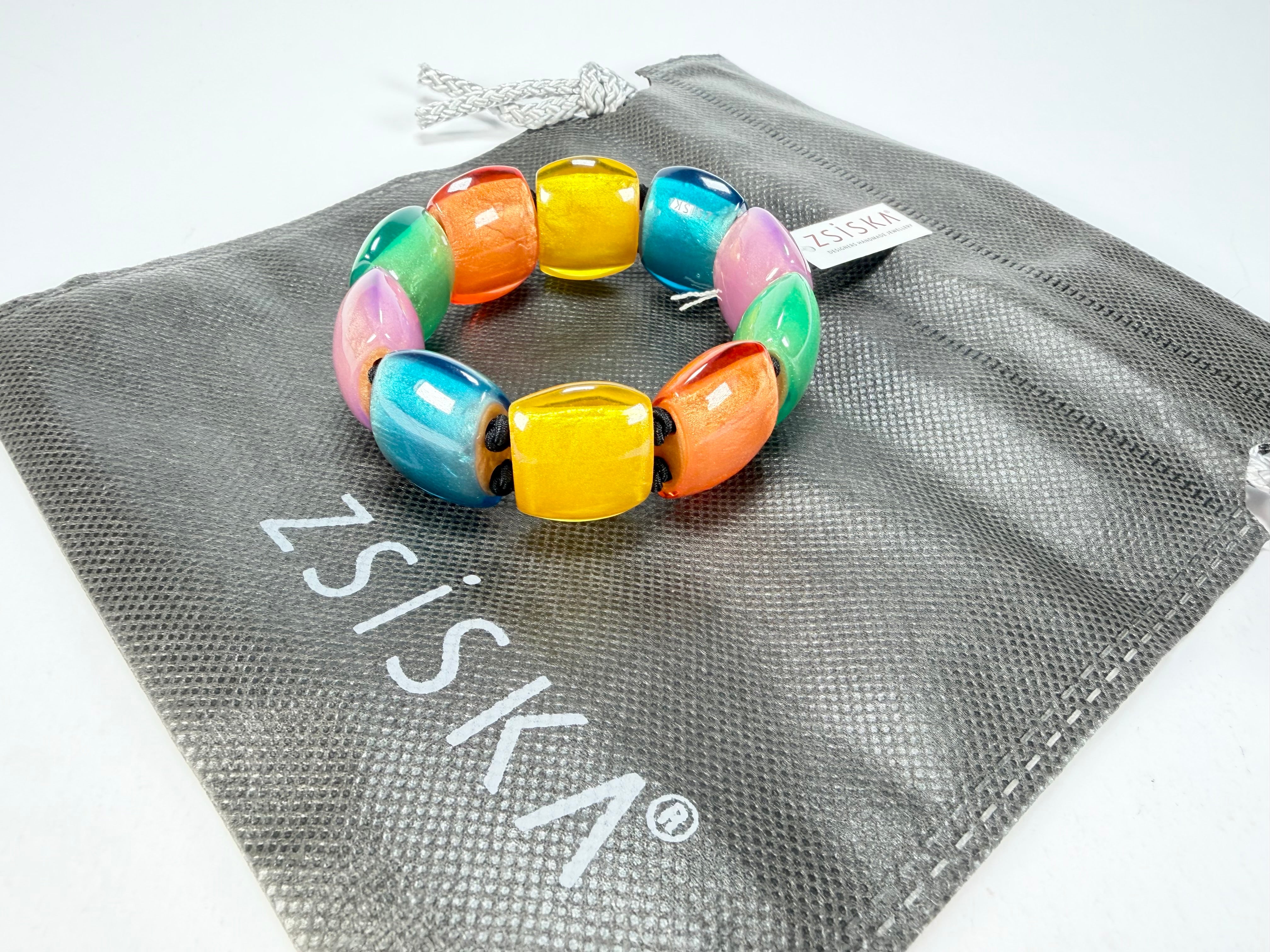 Zsiska - Bellissima 2026 Spectrum Large 10 Bead Resin Bracelet ( 72403010599Q0L )