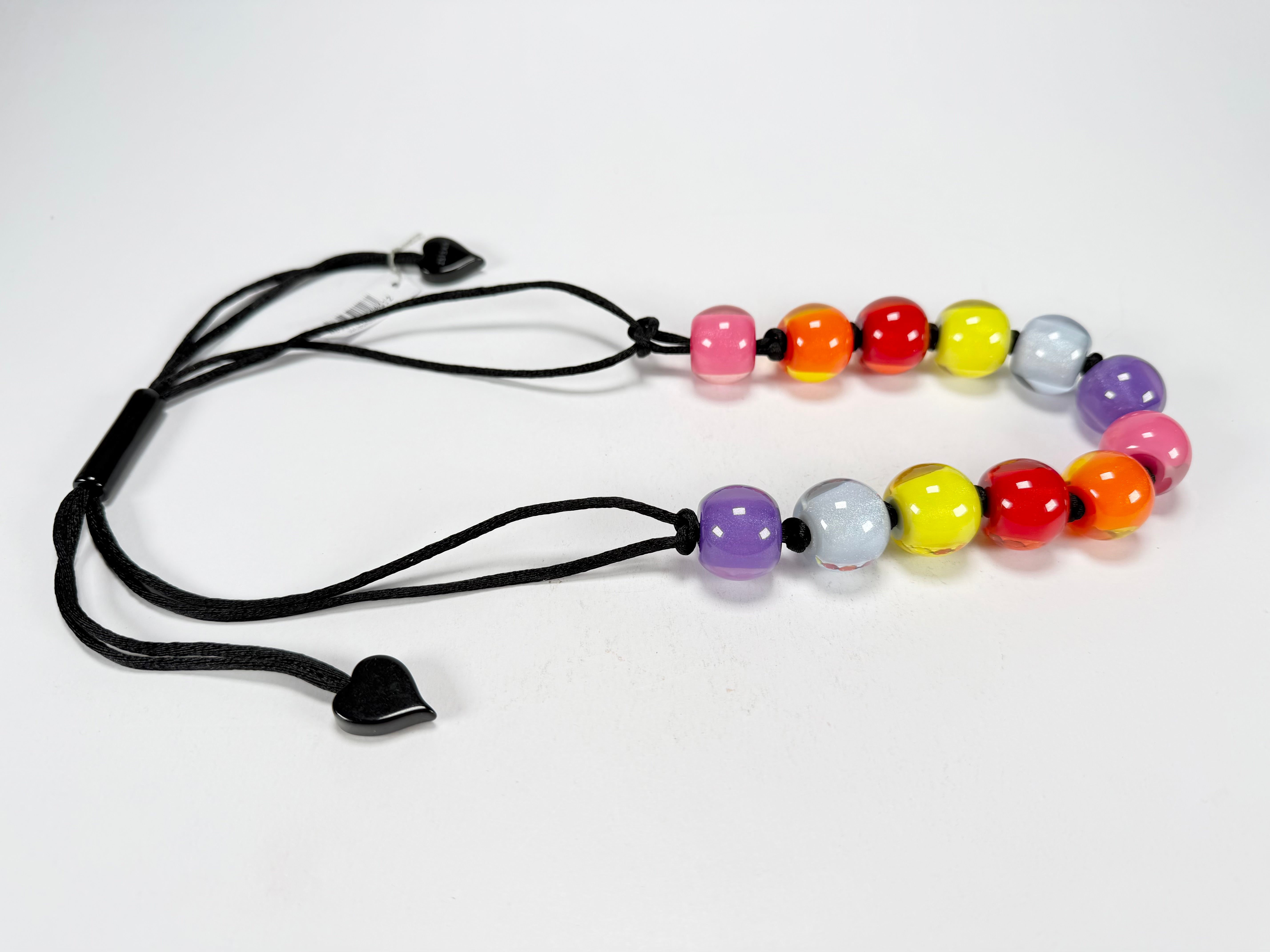 Zsiska - Colourful Beads 12 Bead Spectrum Resin Necklace ( 40101390400Q12 )