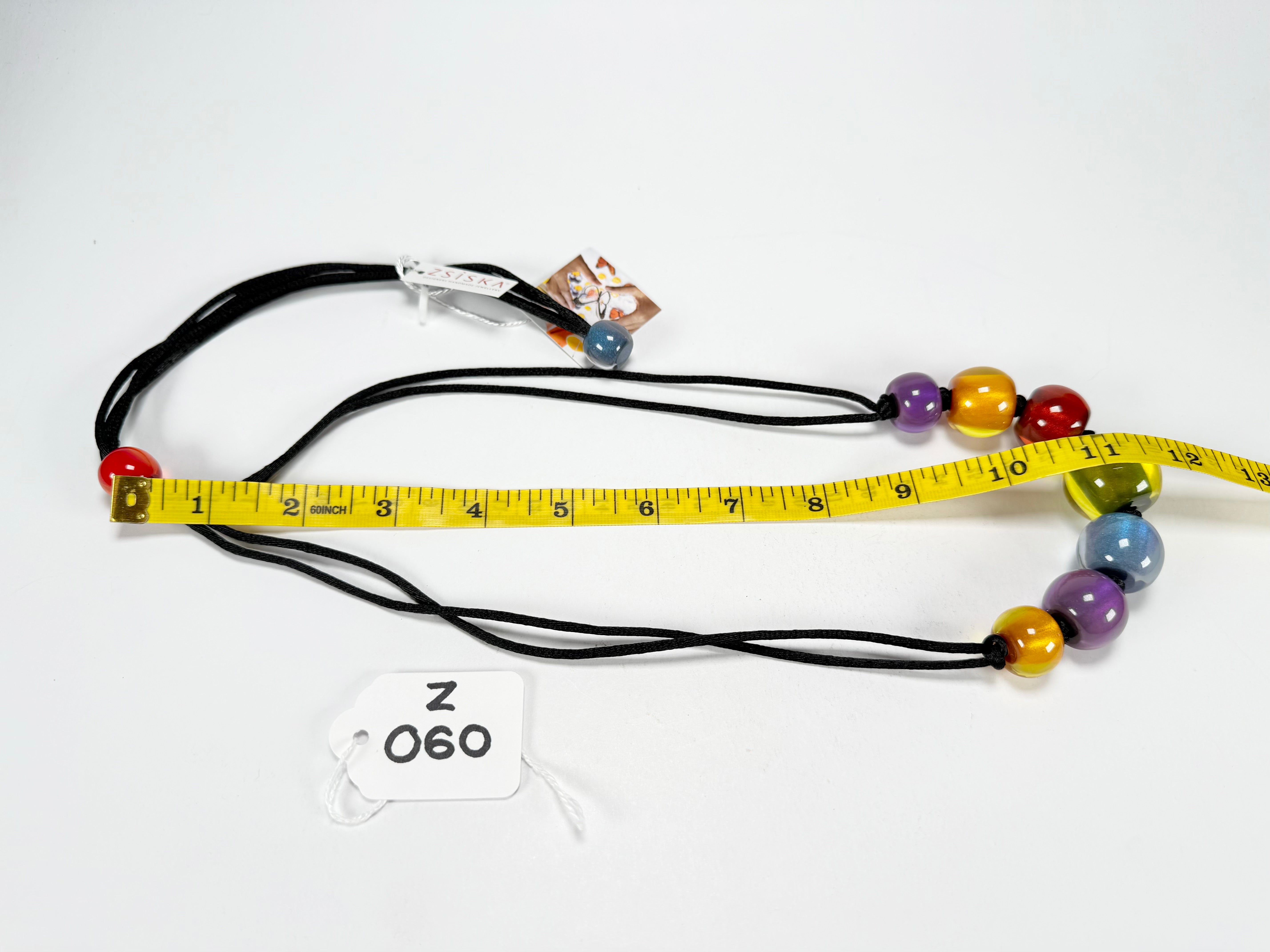 Zsiska - Colourful Beads 7 Bead New Spectrum Resin Necklace ( 40101470499Q07 )
