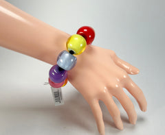 Zsiska - Colourful Beads Spectrum 11 Medium Bead Resin Bracelet ( 40103010400Q11 )