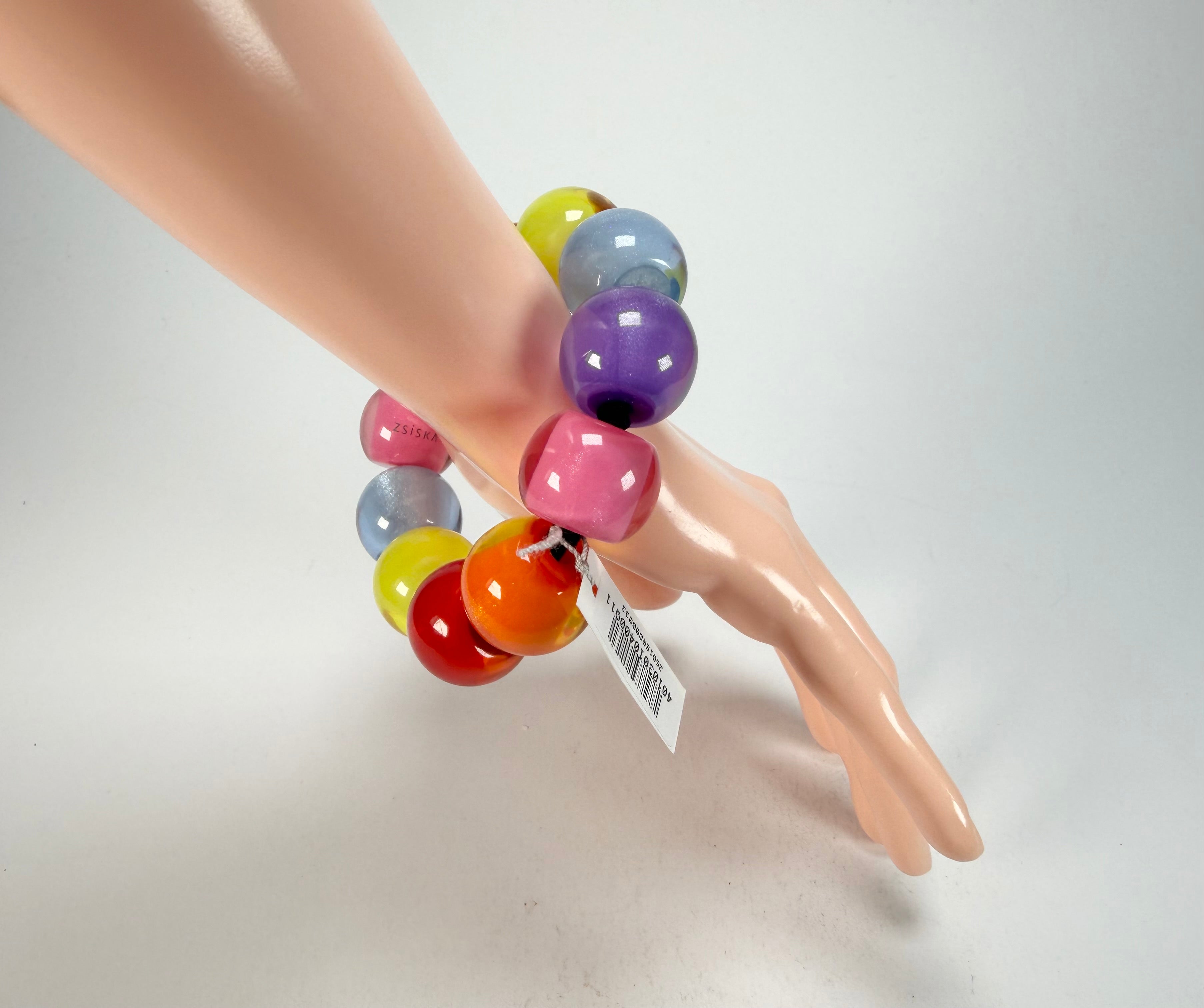 Zsiska - Colourful Beads Spectrum 11 Medium Bead Resin Bracelet ( 40103010400Q11 )