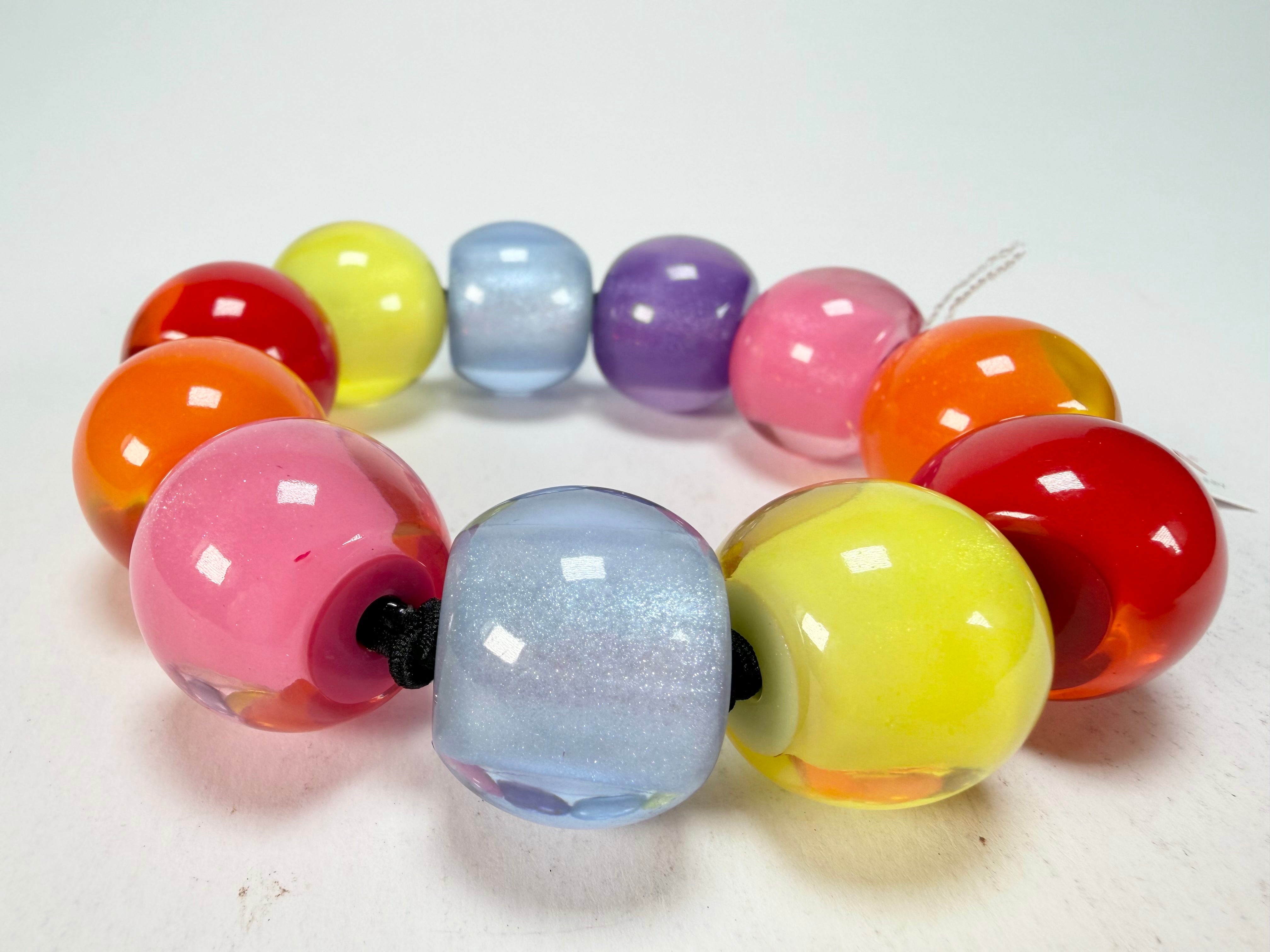 Zsiska - Colourful Beads Spectrum 11 Medium Bead Resin Bracelet ( 40103010400Q11 )
