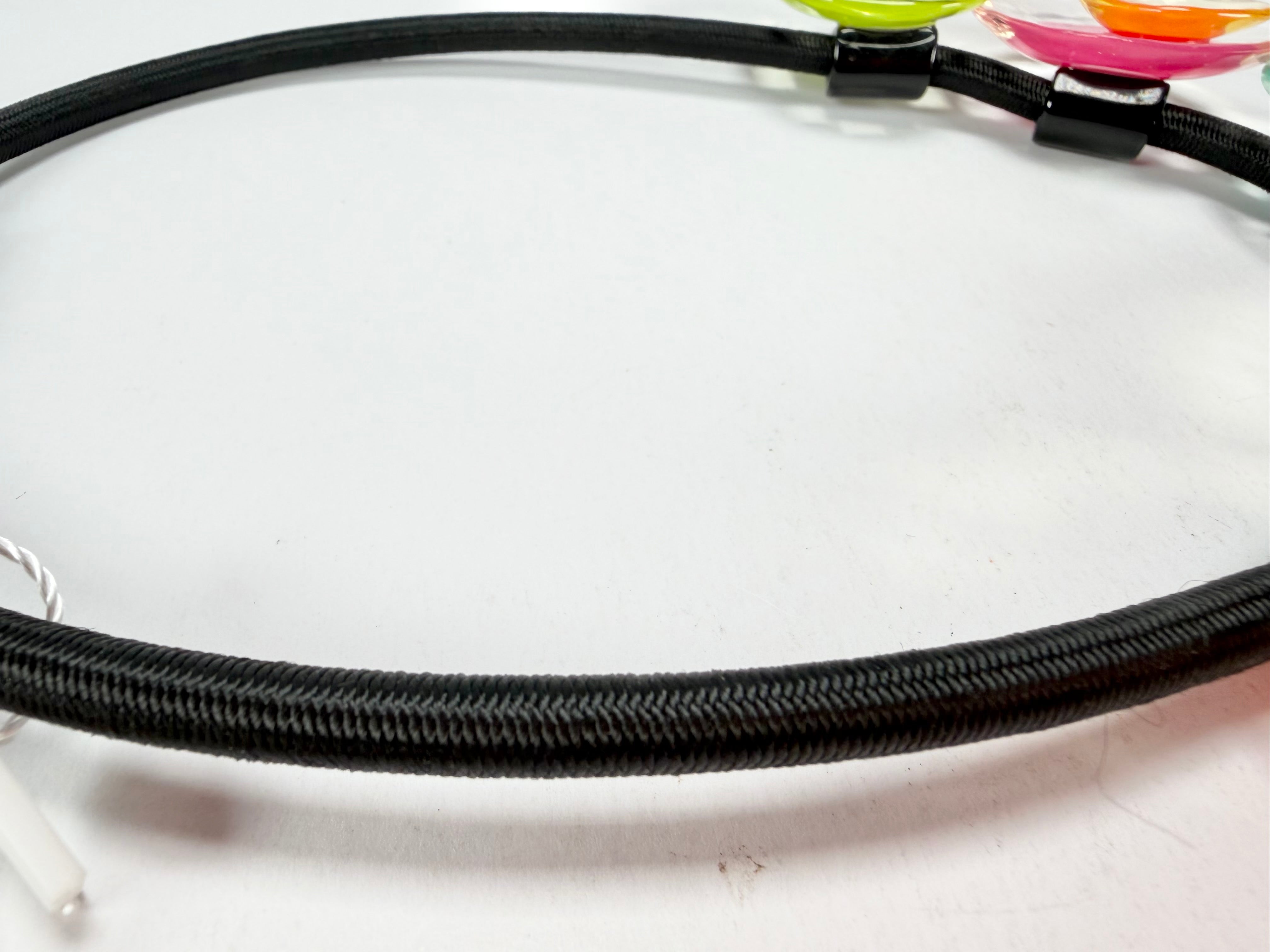 Zsiska - Flora "Prue Leith" Mix Colours 5 Bead Resin Necklace ( P070150MIXXQ05 )