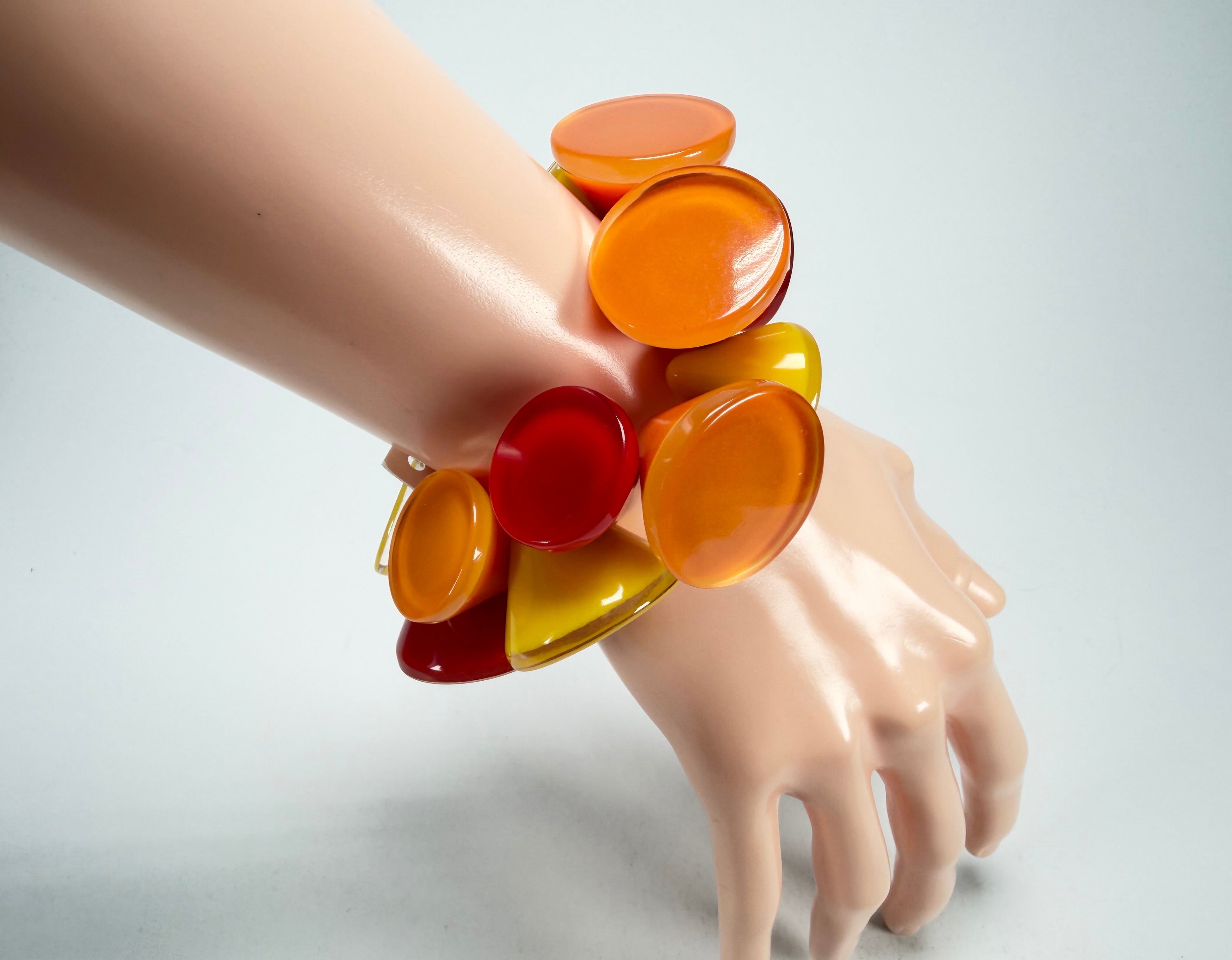 Zsiska - Joy Warm Colours Large Resin Bracelet ( P150301JOY2Q0L )