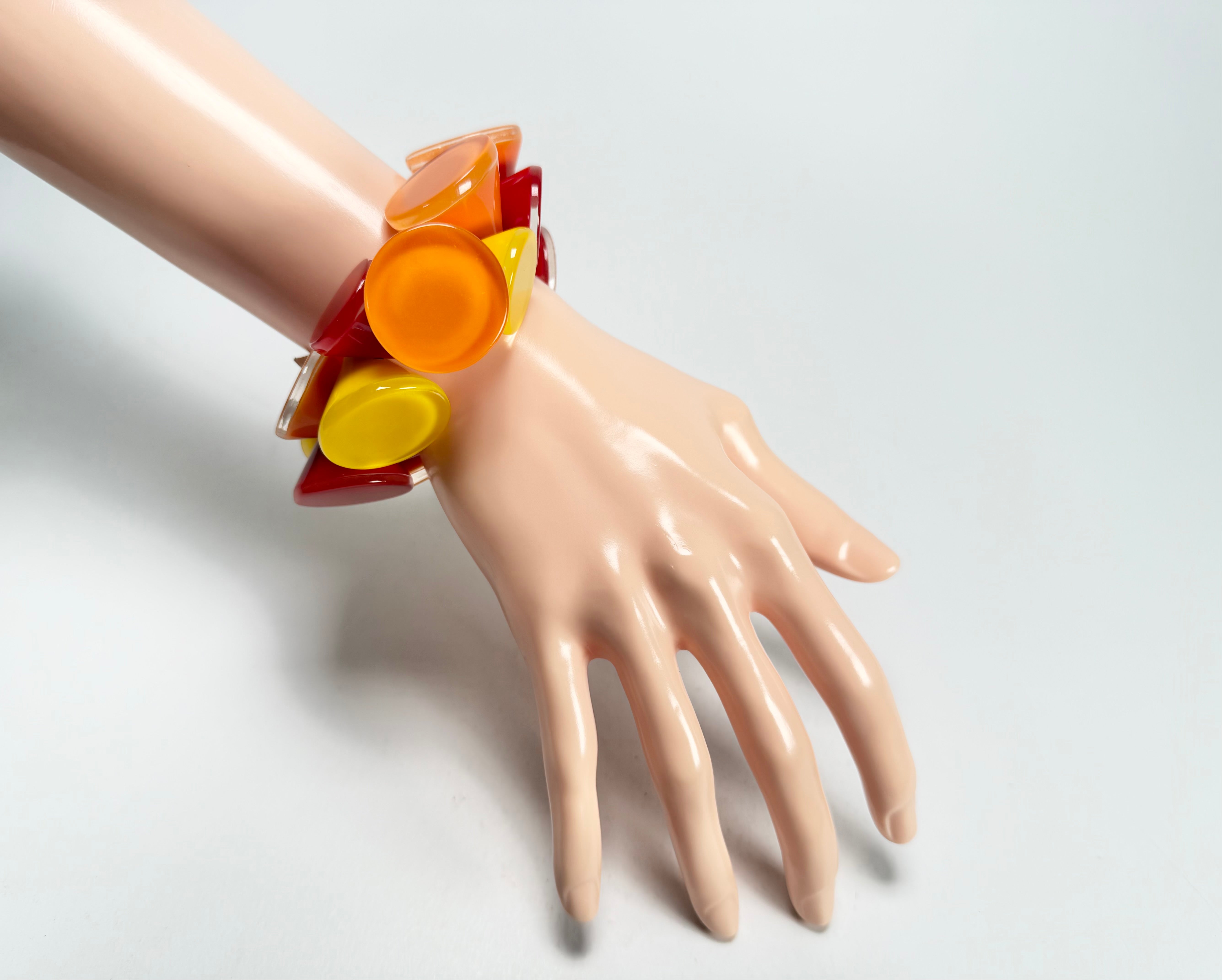 Zsiska - Joy Warm Colours Large Resin Bracelet ( P150301JOY2Q0L )