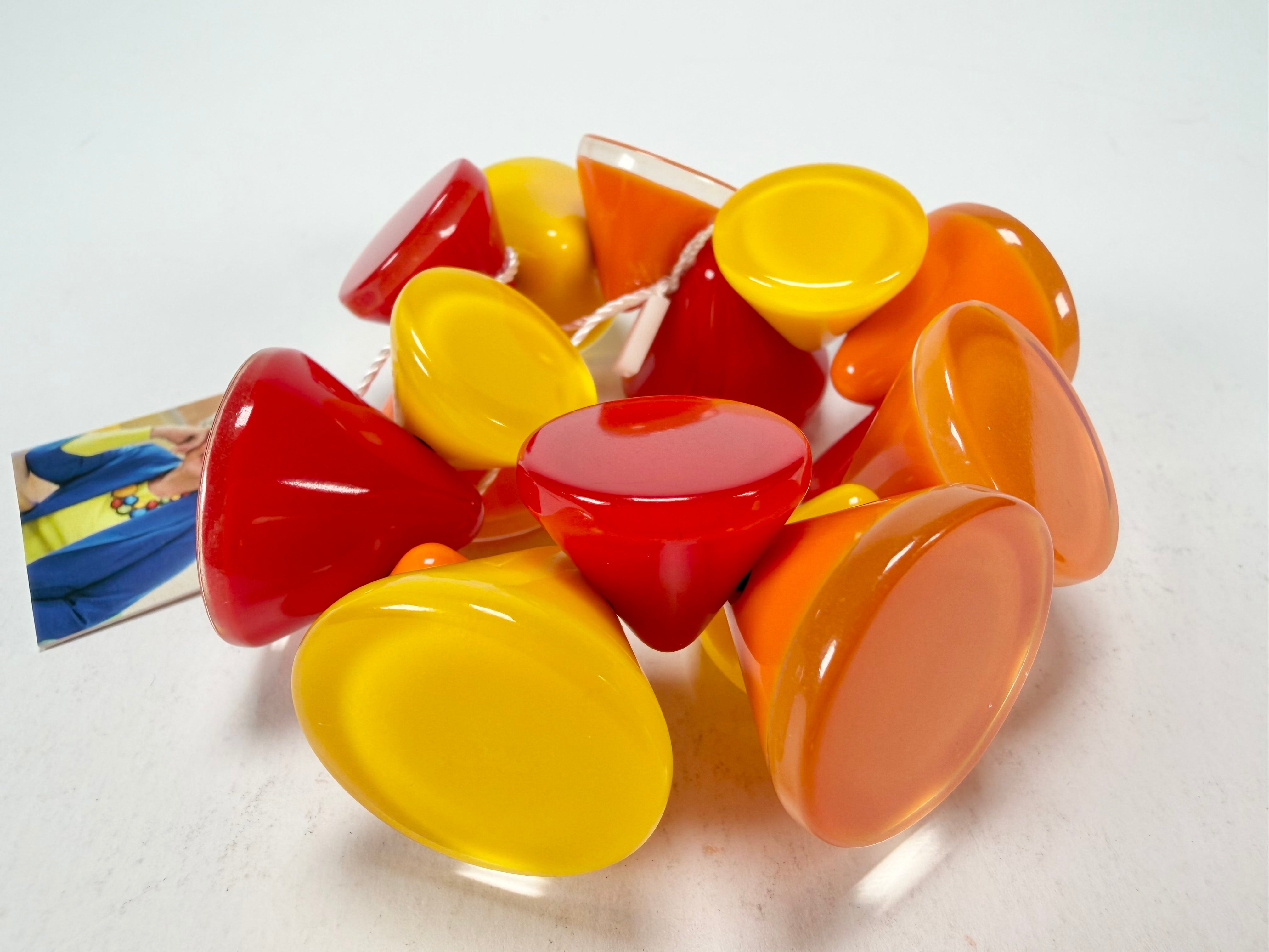 Zsiska - Joy Warm Colours Large Resin Bracelet ( P150301JOY2Q0L )