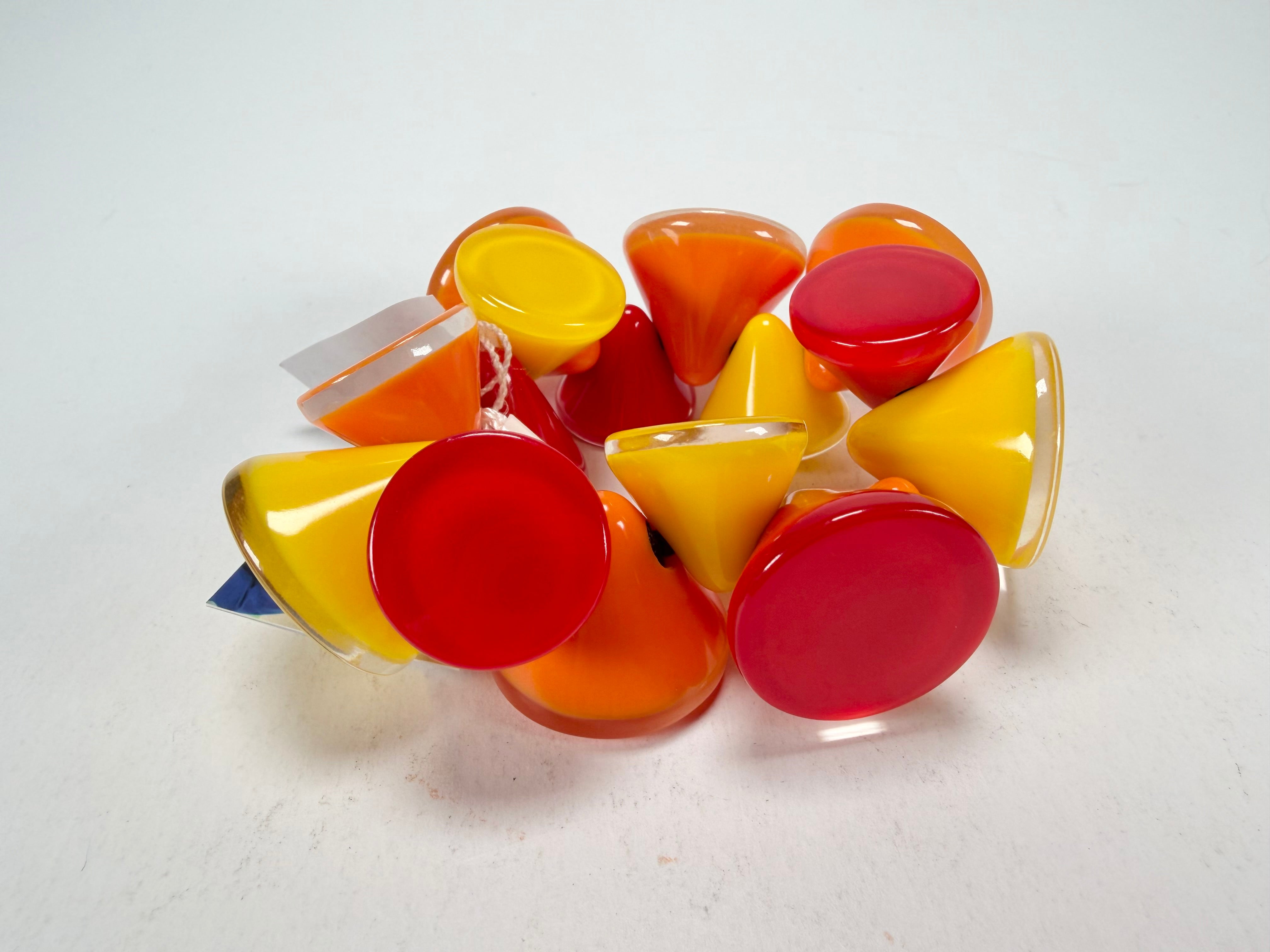 Zsiska - Joy Warm Colours Large Resin Bracelet ( P150301JOY2Q0L )