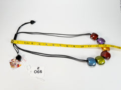 Zsiska - Bellissima 6 Bead New Spectrum Resin Necklace ( 72401050499Q06 )