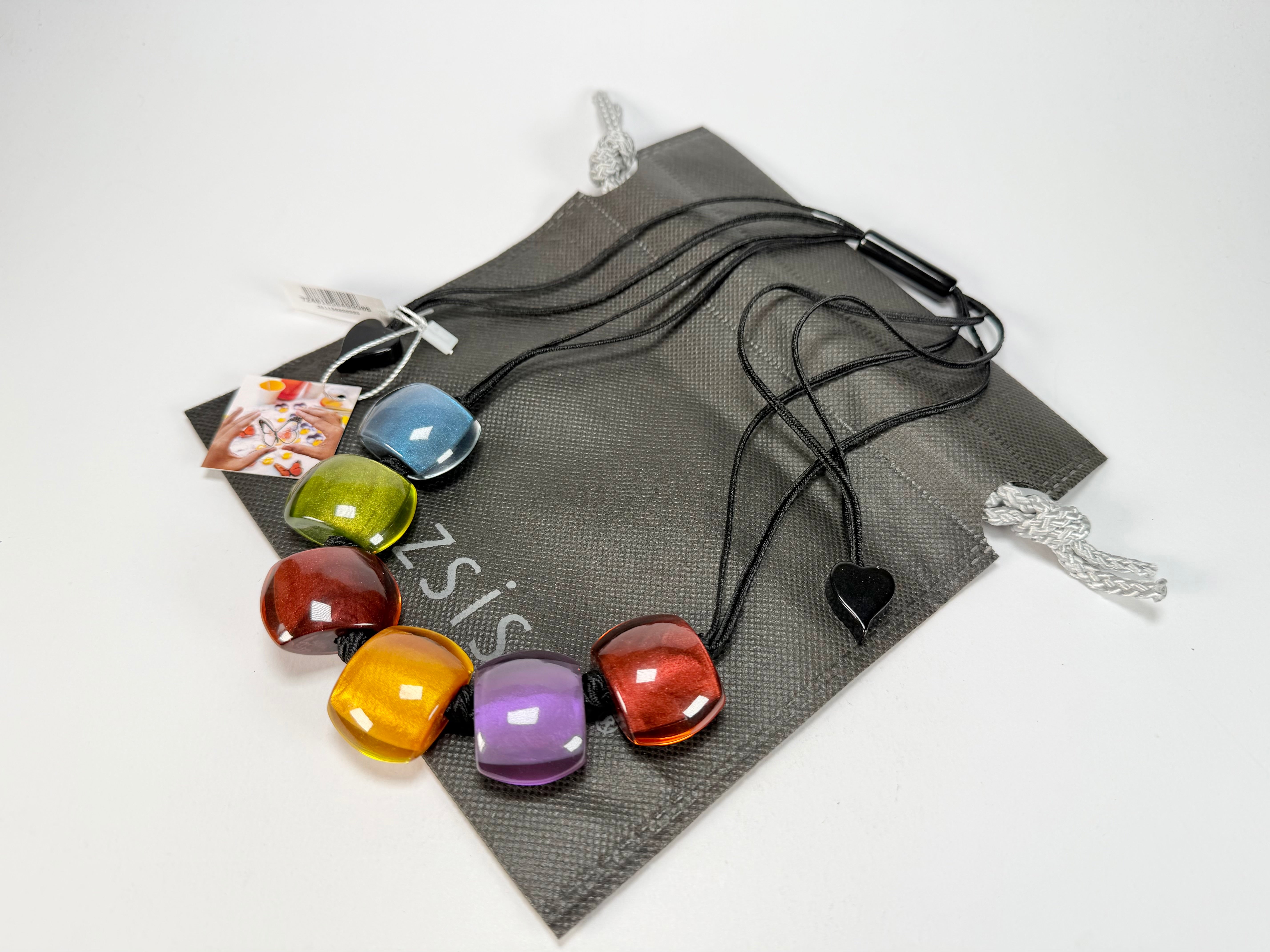 Zsiska - Bellissima 6 Bead New Spectrum Resin Necklace ( 72401050499Q06 )