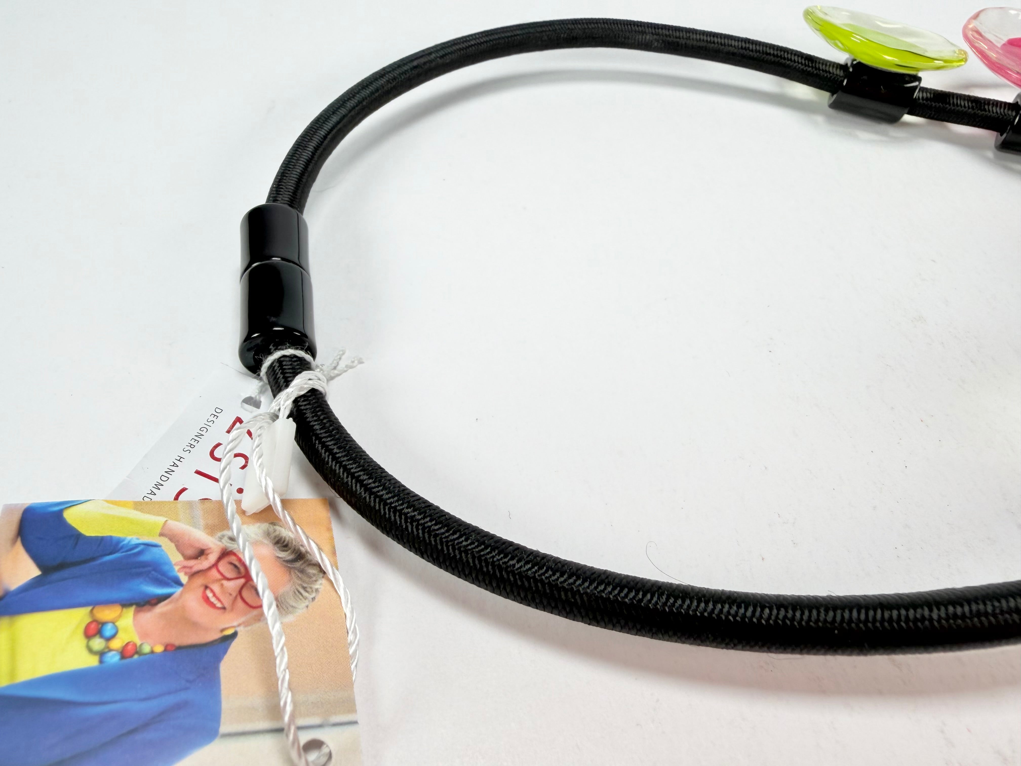 Zsiska - Flora "Prue Leith" Mix Colours 5 Bead Resin Necklace ( P070150MIXXQ05 )