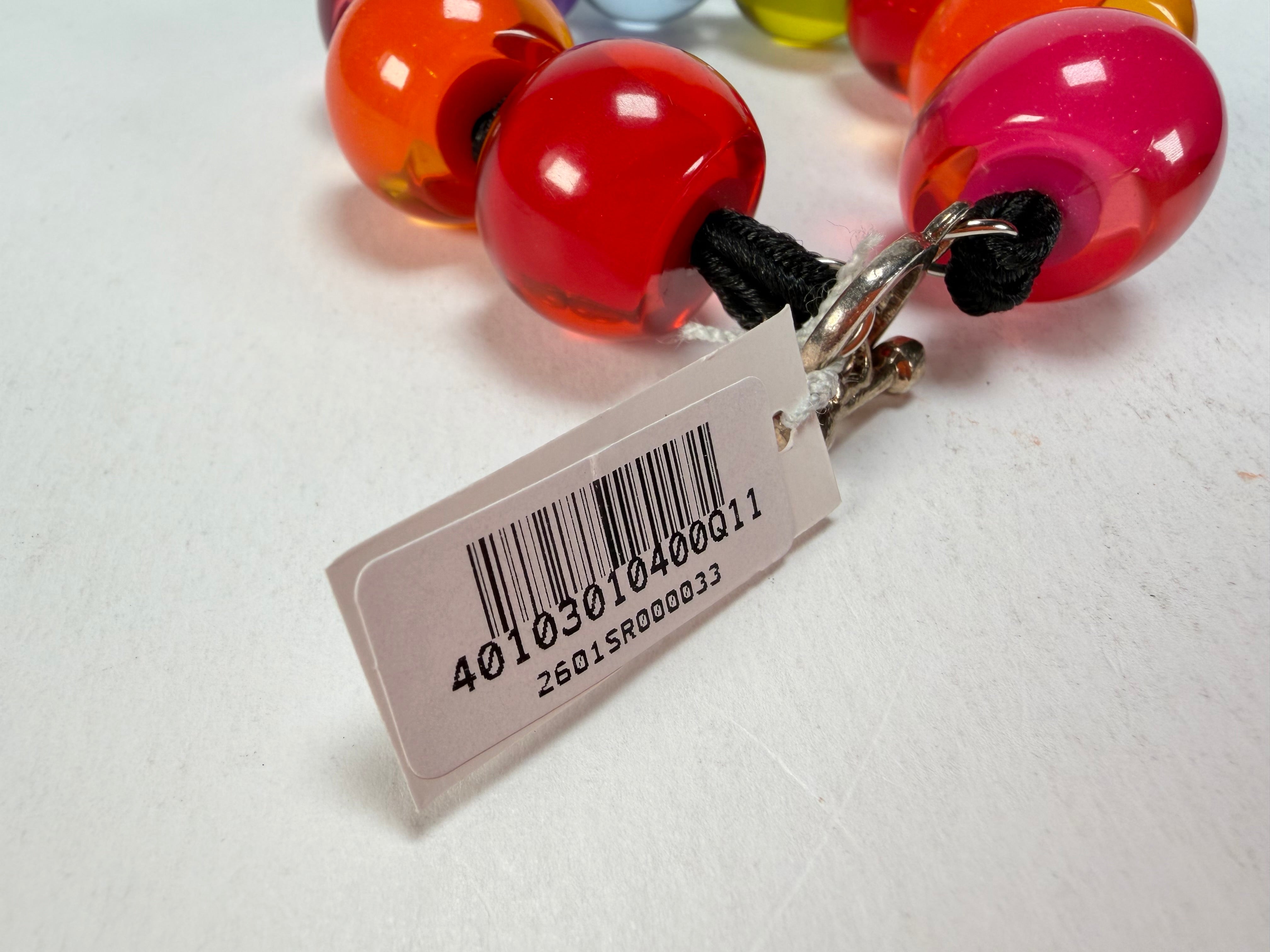 Zsiska - Colourful Beads Spectrum 9 Medium Bead Resin Bracelet ( 0000000000 )