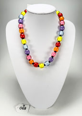 Zsiska - Colourful Beads 30 Bead Spectrum Resin Necklace ( 40101190400Q30 )