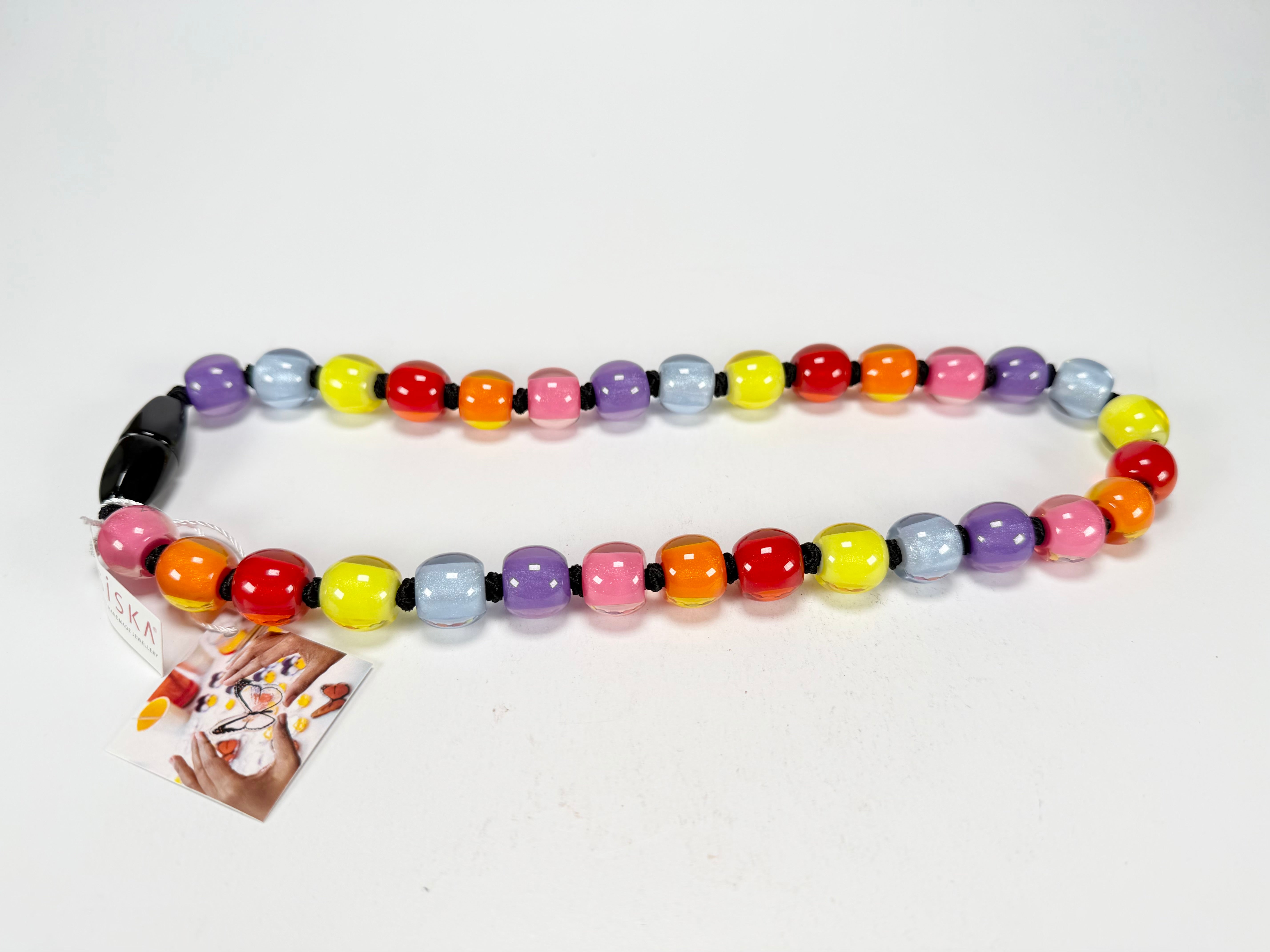 Zsiska - Colourful Beads 30 Bead Spectrum Resin Necklace ( 40101190400Q30 )