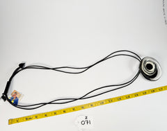 Zsiska - Flora "Prue Leith" Black & White Single Bead Resin Necklace ( P070201FLO1300 )