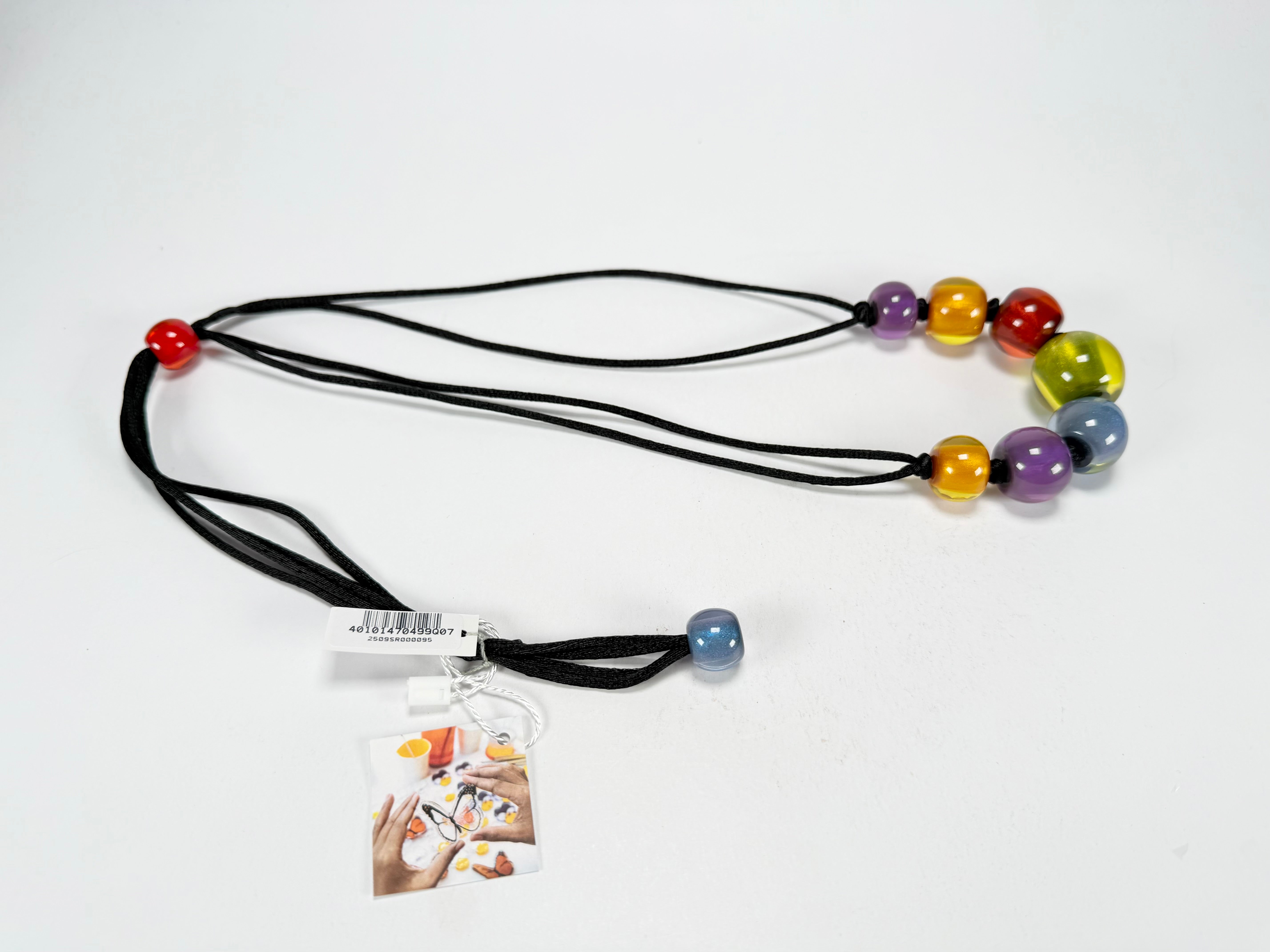 Zsiska - Colourful Beads 7 Bead New Spectrum Resin Necklace ( 40101470499Q07 )