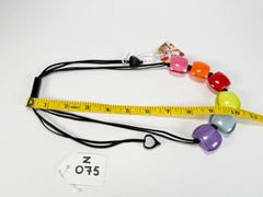 Zsiska - Bellissima 6 Bead Spectrum Resin Necklace ( 72401050400Q06 )