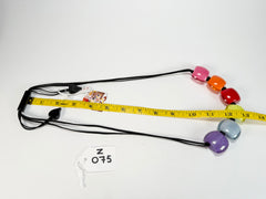 Zsiska - Bellissima 6 Bead Spectrum Resin Necklace ( 72401050400Q06 )