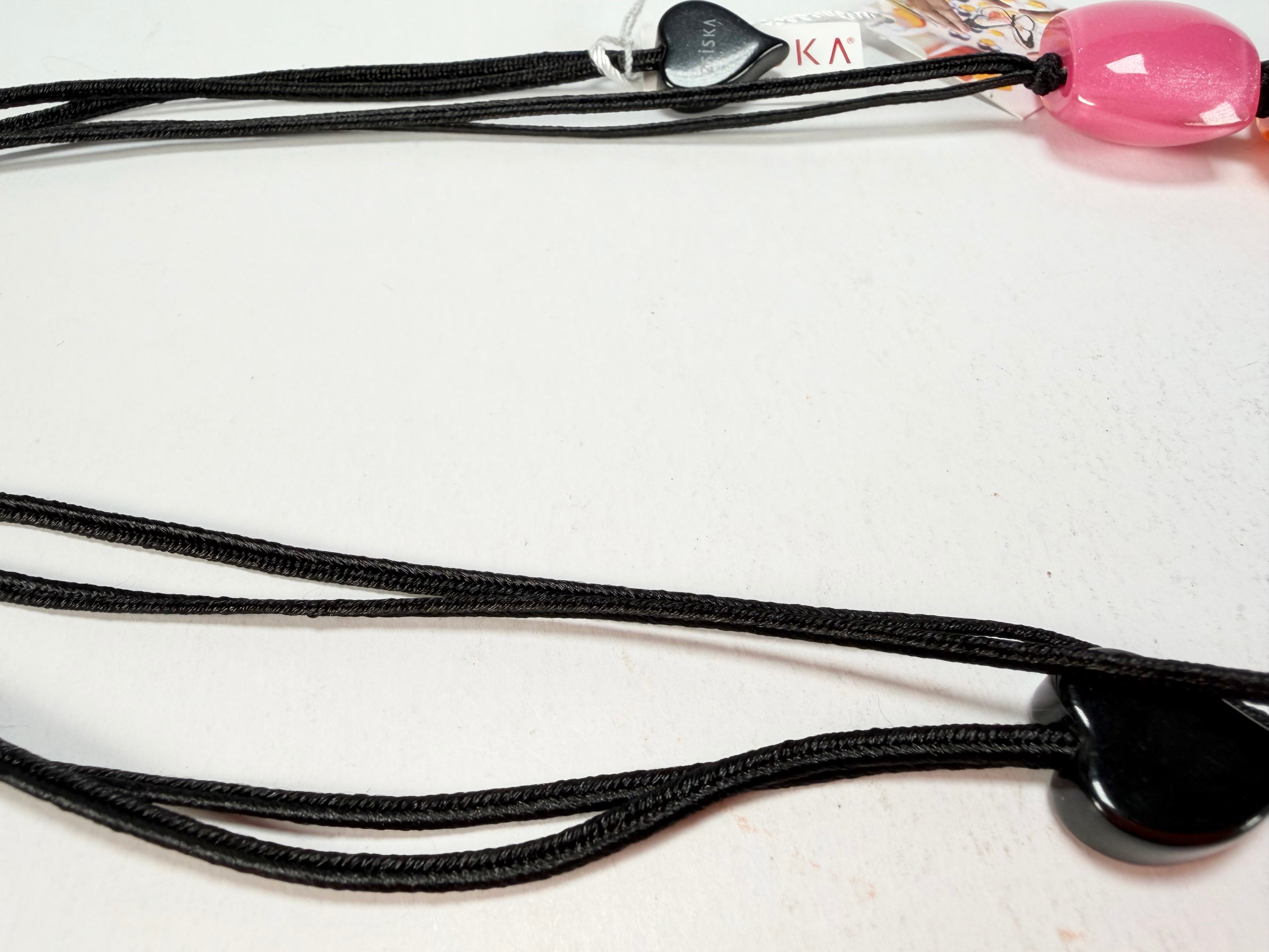 Zsiska - Bellissima 6 Bead Spectrum Resin Necklace ( 72401050400Q06 )