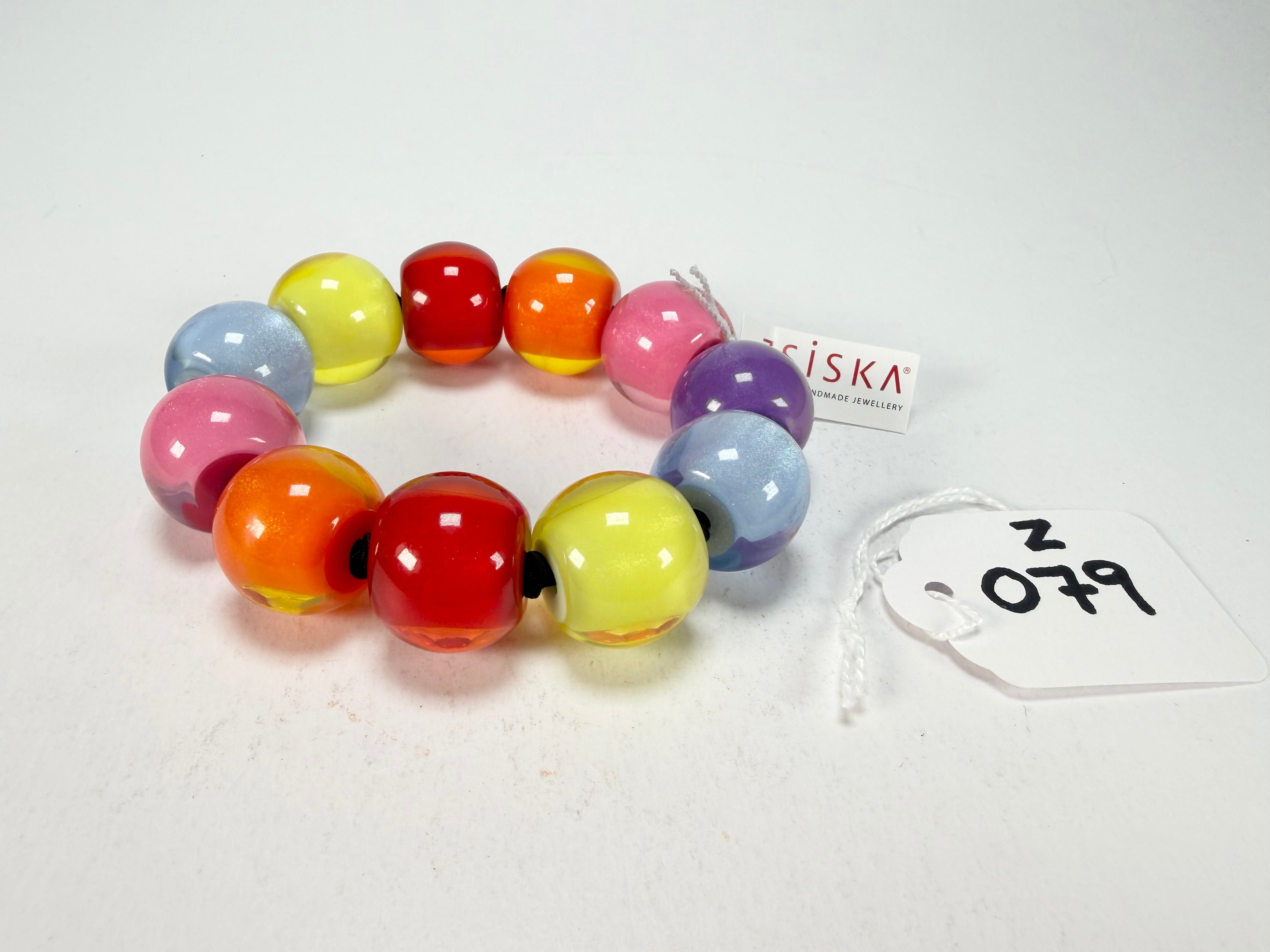 Zsiska - Colourful Beads Spectrum 11 Medium Bead Resin Bracelet ( 40103010400Q11 )