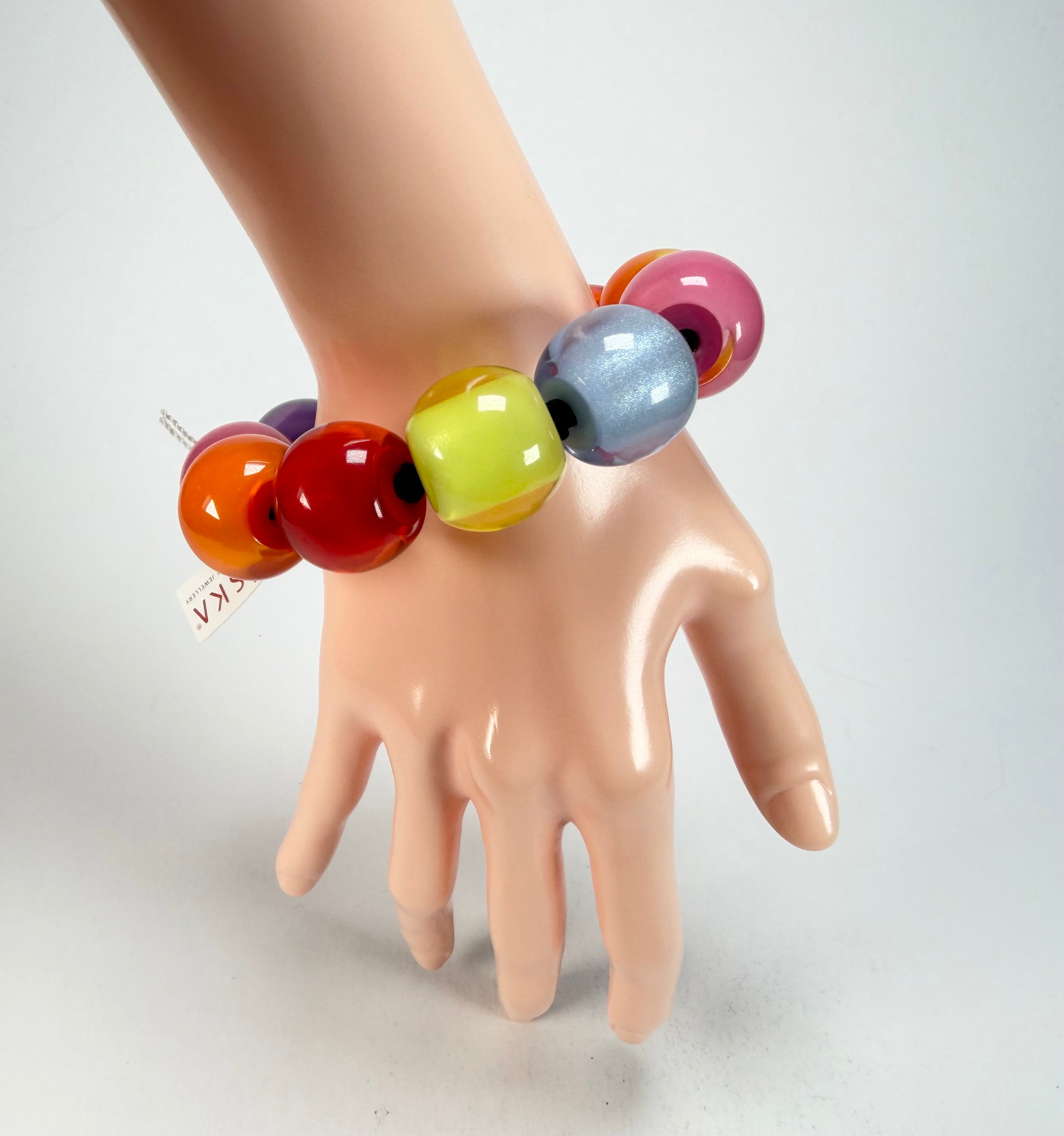 Zsiska - Colourful Beads Spectrum 11 Medium Bead Resin Bracelet ( 40103010400Q11 )