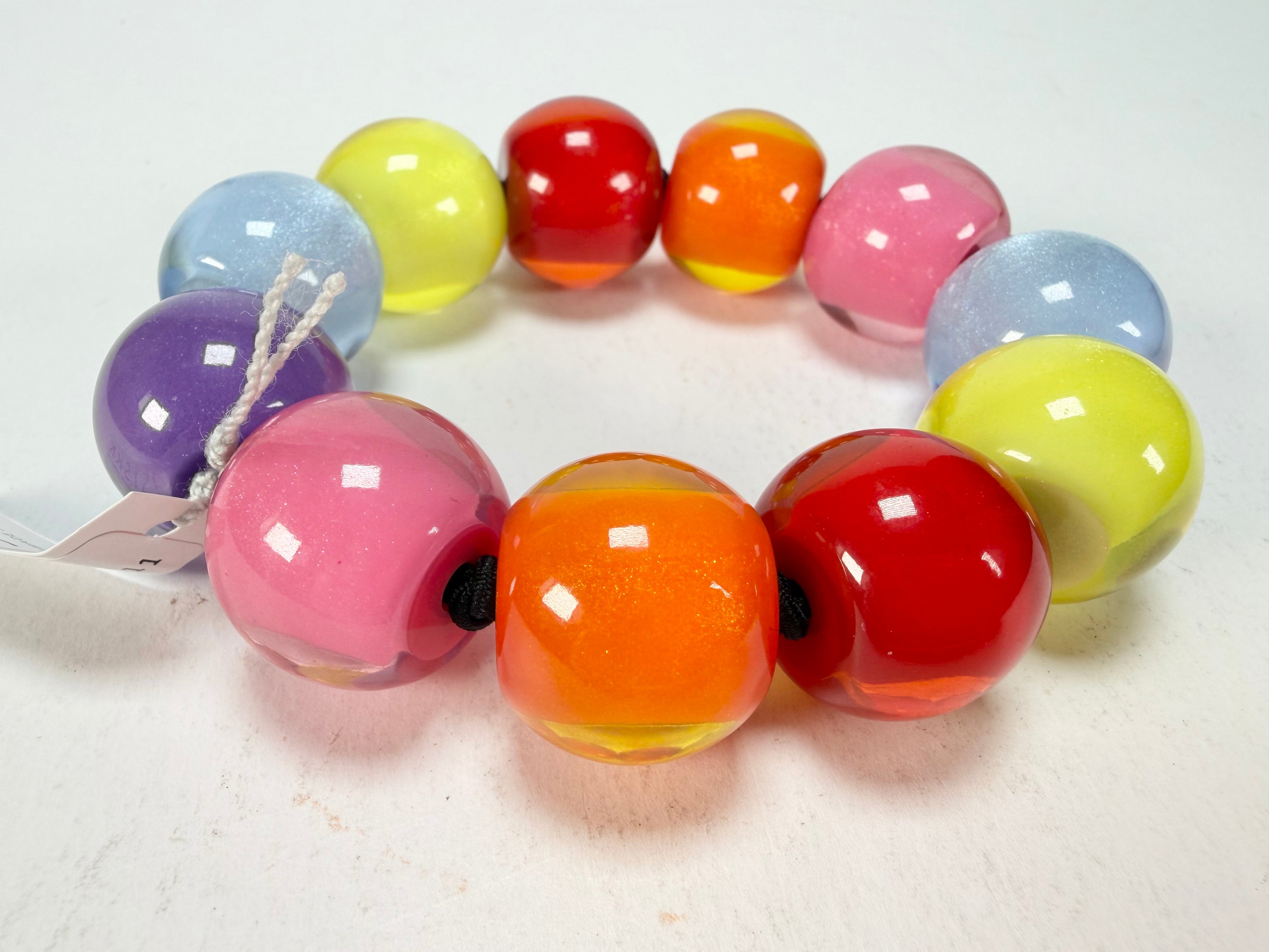 Zsiska - Colourful Beads Spectrum 11 Medium Bead Resin Bracelet ( 40103010400Q11 )