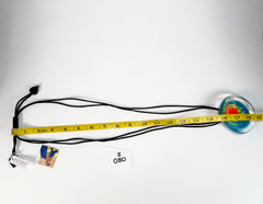 Zsiska - Flora "Prue Leith" Turquoise Single Bead Resin Necklace ( P070201FLO1100 )