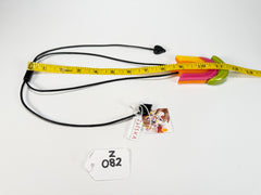 Zsiska - Amsterdam 2 Bead Orange Resin Necklace ( 5460201ORANQ00 )