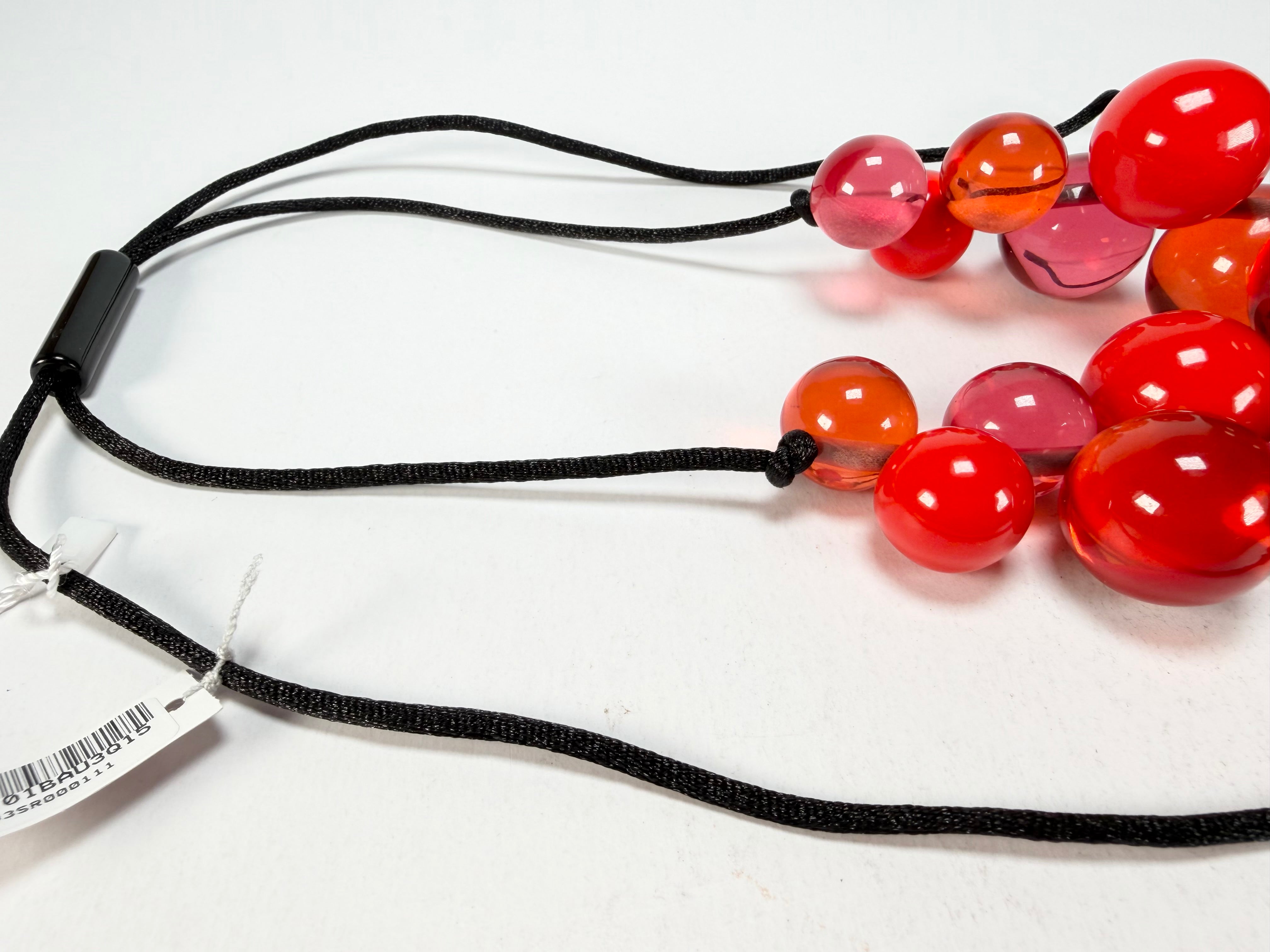 Zsiska - Baubles Red Mix Resin Necklace ( P230101BAU3Q15 )