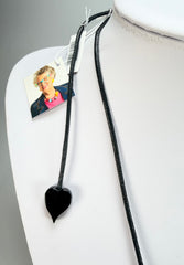 Zsiska - November "Pendant" Black & White Resin Necklace ( 8460201WHITQ00 )