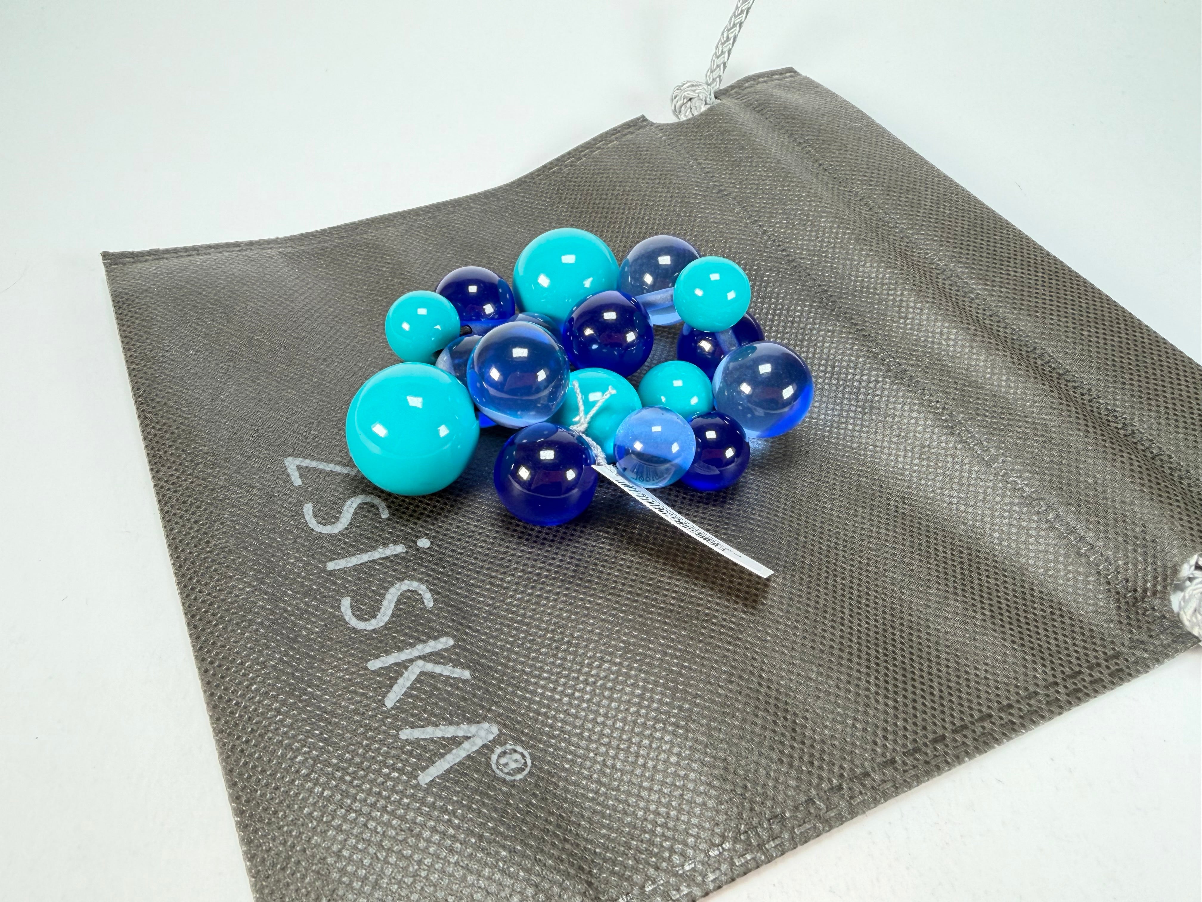 Zsiska - Baubles Blue & Turquoise Large Resin Bracelet ( P230301BAU1Q0L )