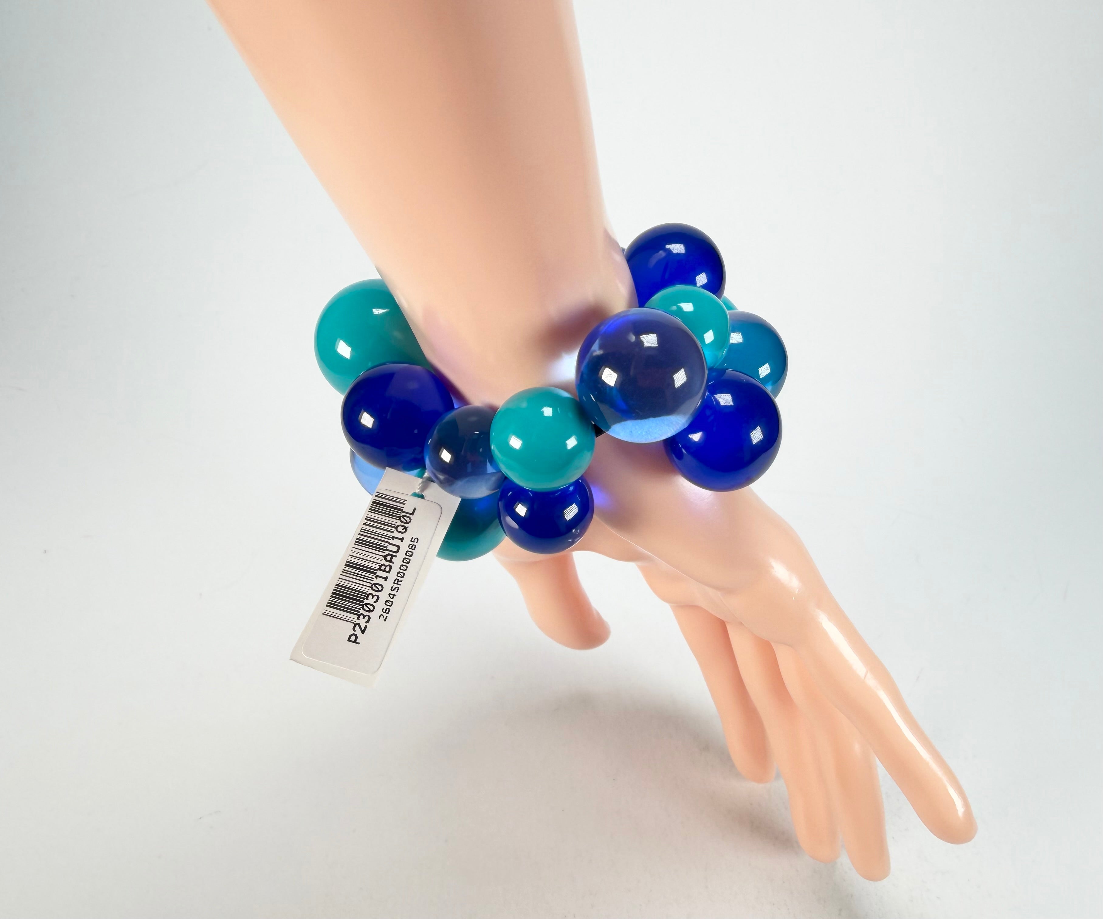 Zsiska - Baubles Blue & Turquoise Large Resin Bracelet ( P230301BAU1Q0L )