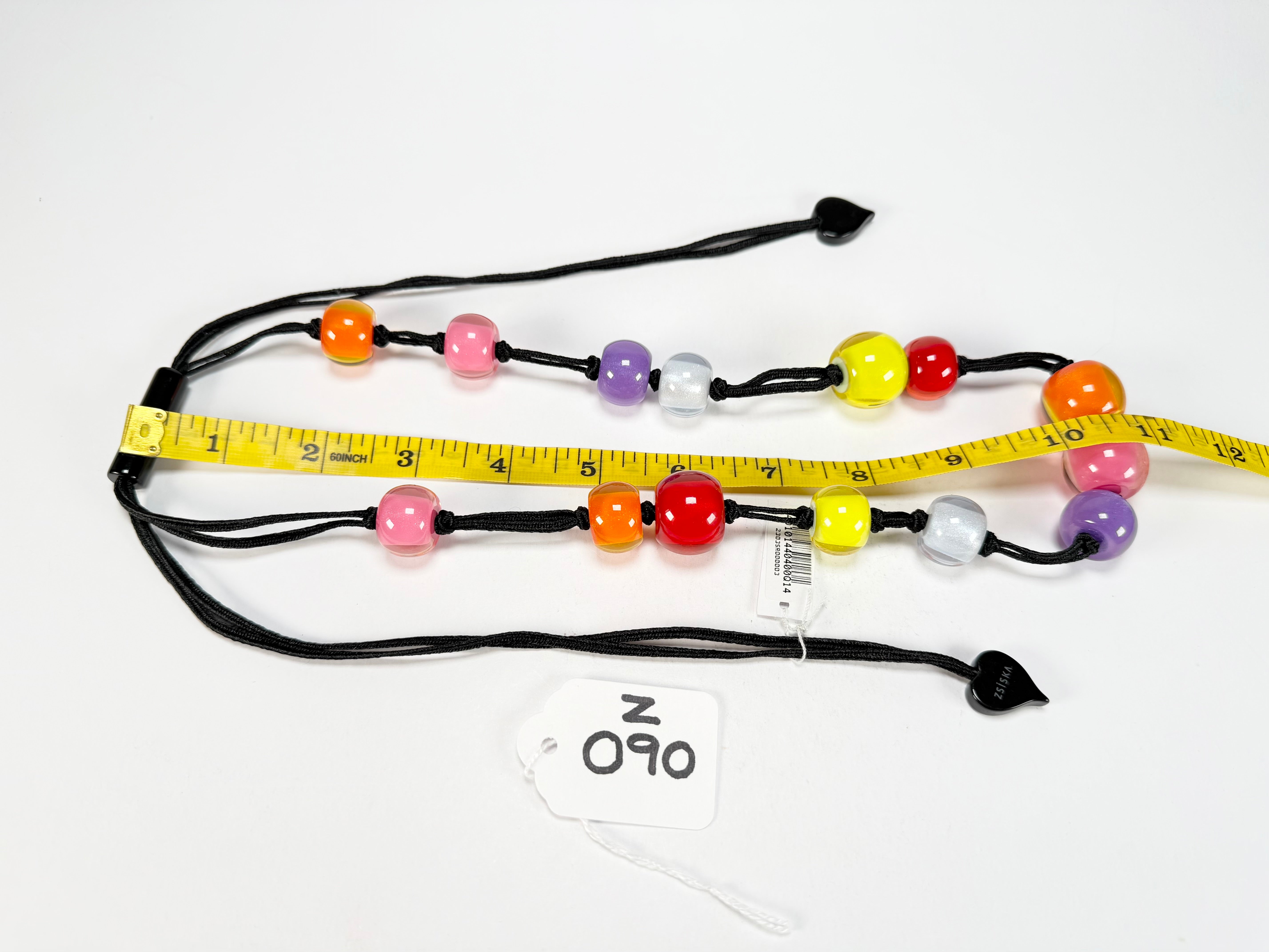 Zsiska - Colourful Beads 14 Medium Bead Spectrum Resin Necklace ( 40101440400Q14 )