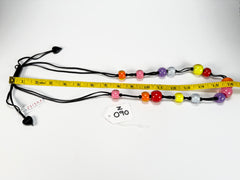 Zsiska - Colourful Beads 14 Medium Bead Spectrum Resin Necklace ( 40101440400Q14 )