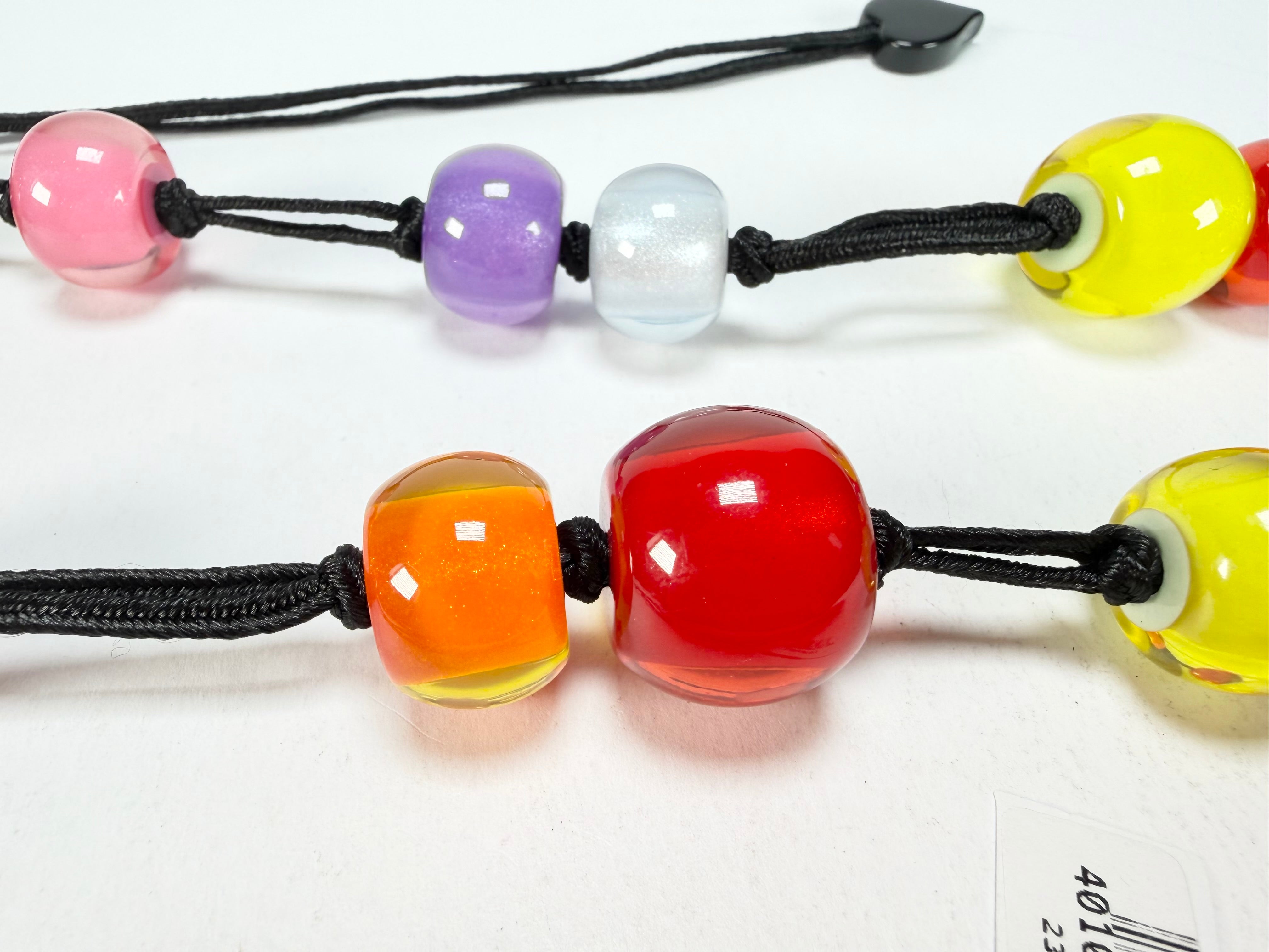 Zsiska - Colourful Beads 14 Medium Bead Spectrum Resin Necklace ( 40101440400Q14 )