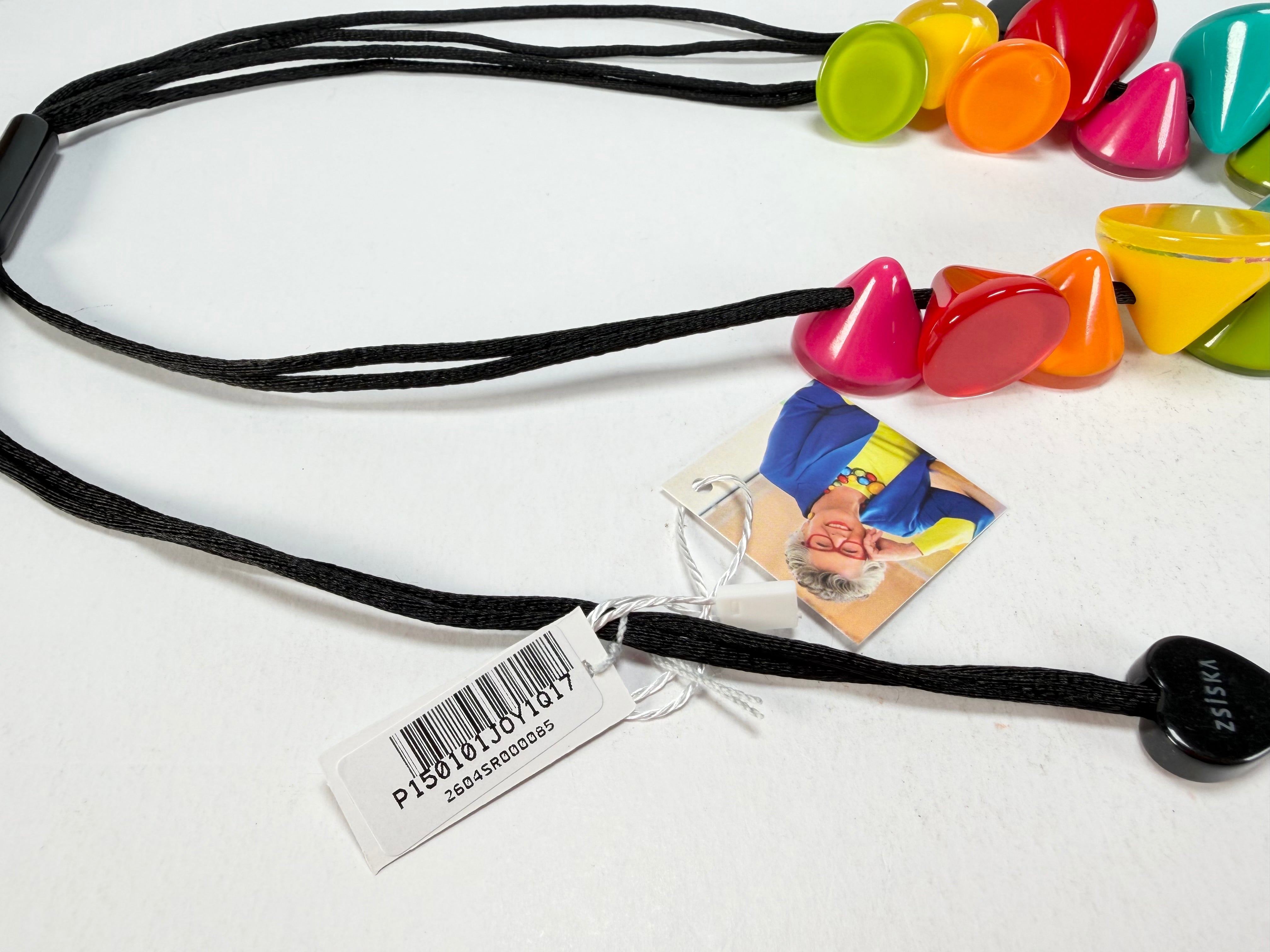 Zsiska - Joy 17 Bead Colourful Combination Resin Necklace ( P150101JOY1Q17 )