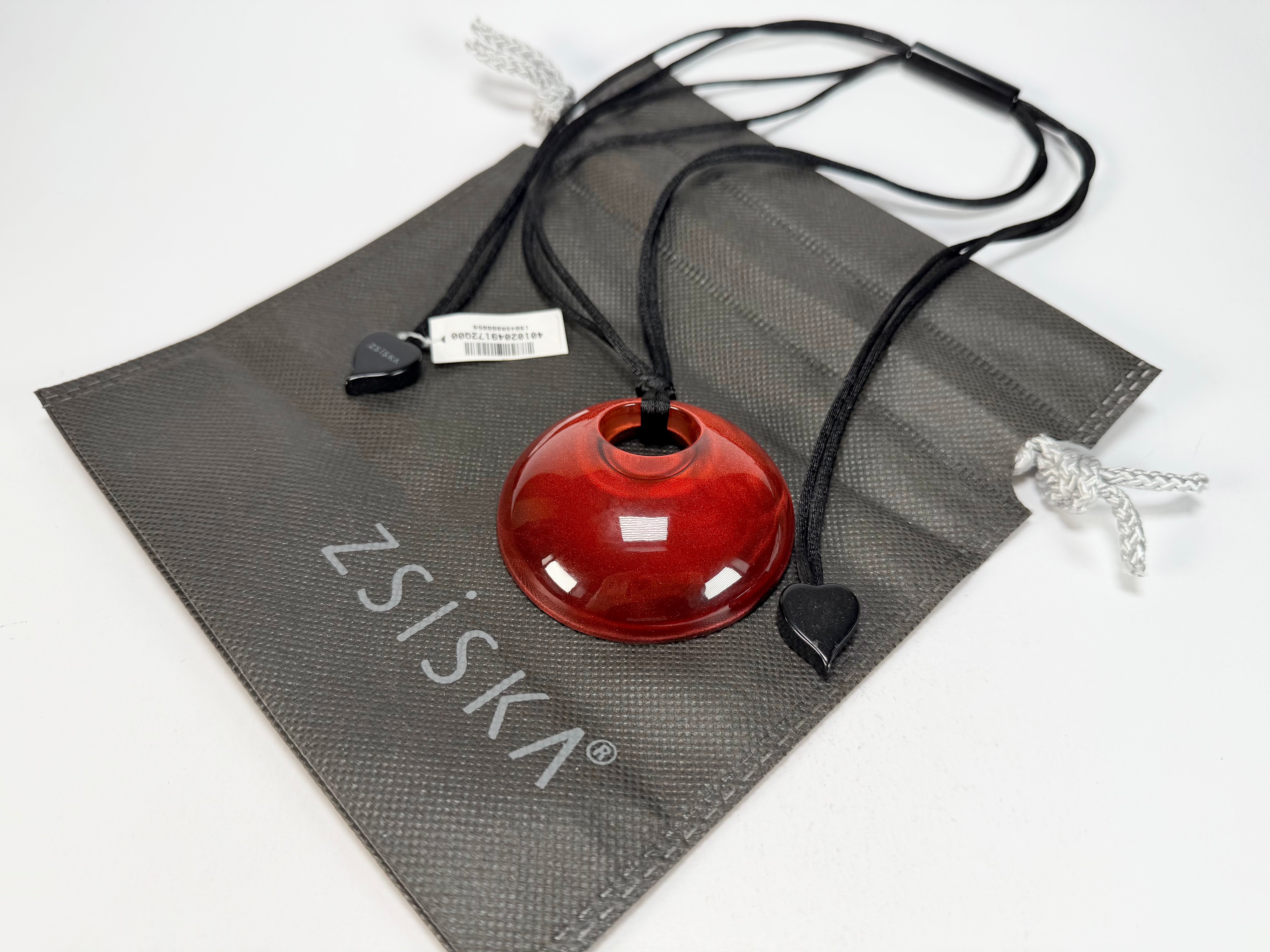 Zsiska - Colourful Statement "Pendant" Winter Red Resin Necklace ( 40102049172Q00 )