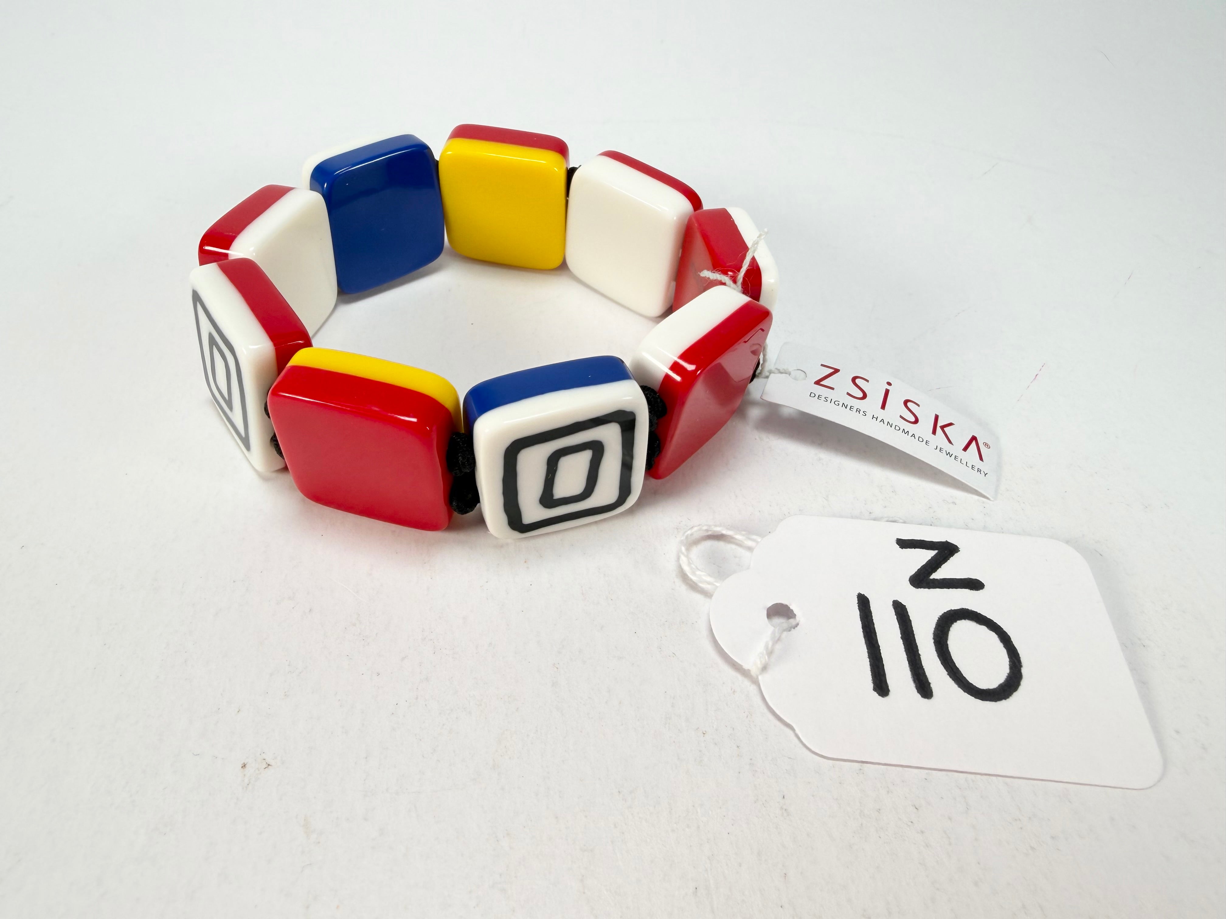 Zsiska - Vertigo Red Large Resin Bracelet ( 3440301REDDQ0L )