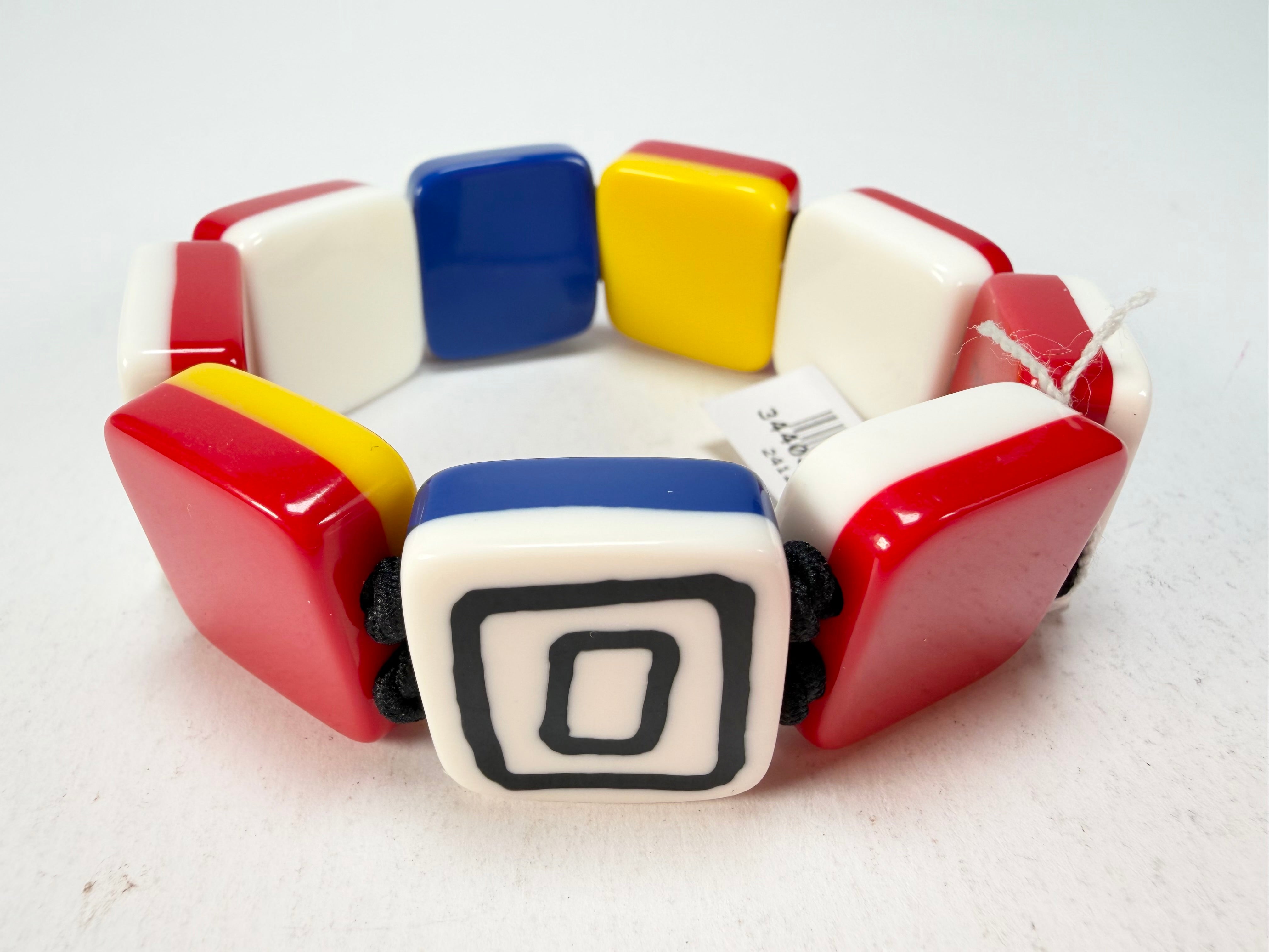 Zsiska - Vertigo Red Large Resin Bracelet ( 3440301REDDQ0L )