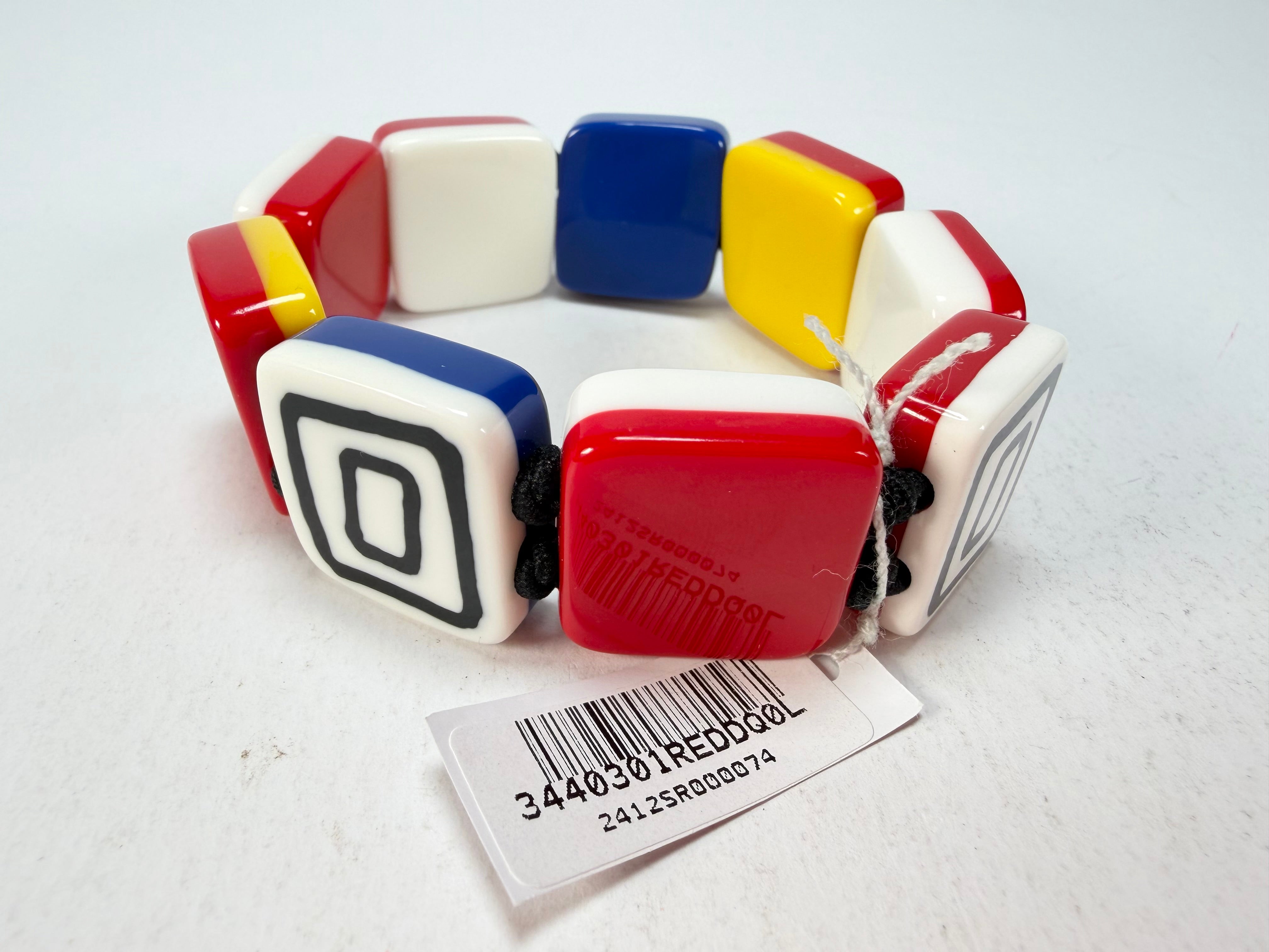 Zsiska - Vertigo Red Large Resin Bracelet ( 3440301REDDQ0L )