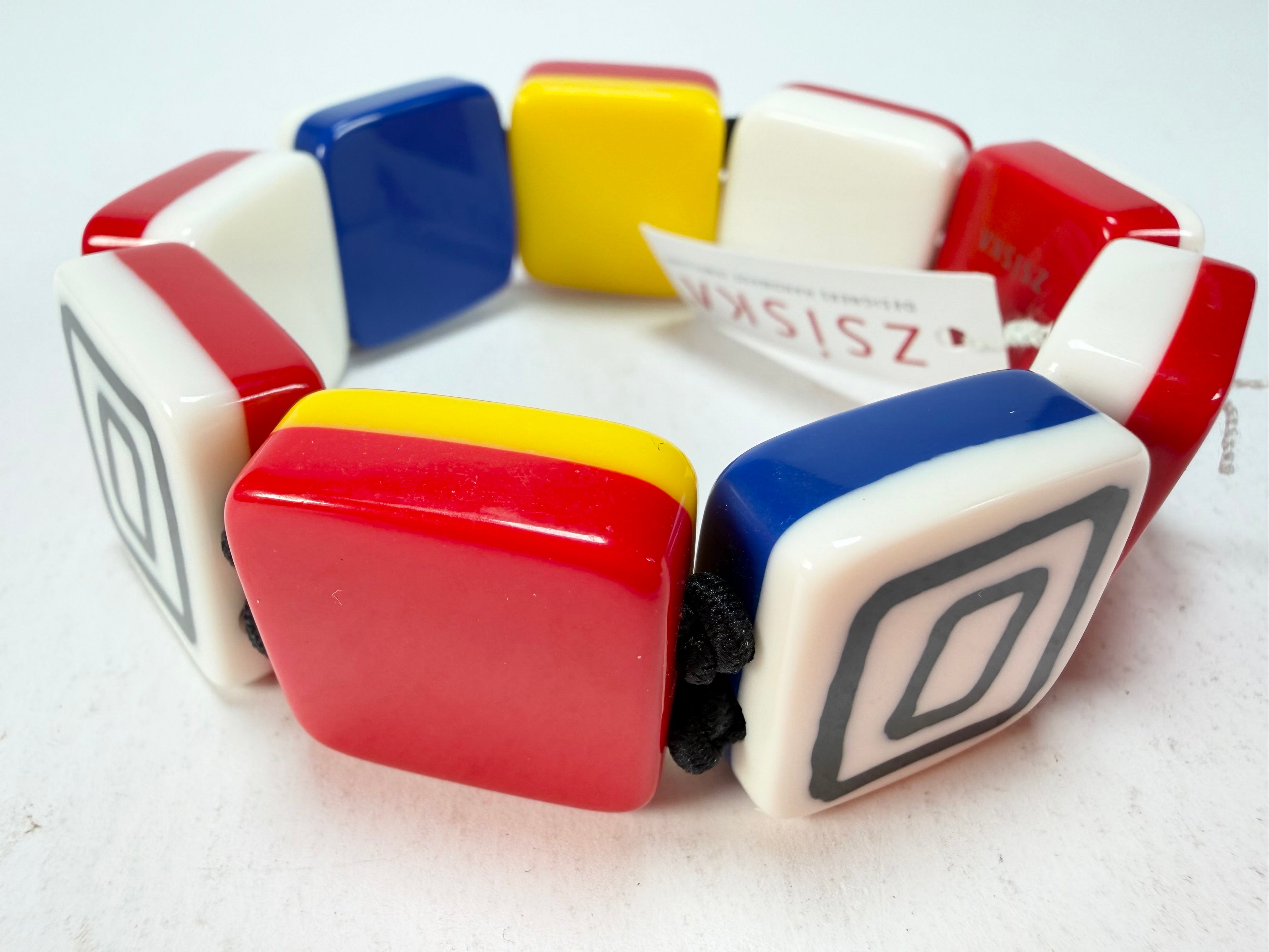Zsiska - Vertigo Red Large Resin Bracelet ( 3440301REDDQ0L )