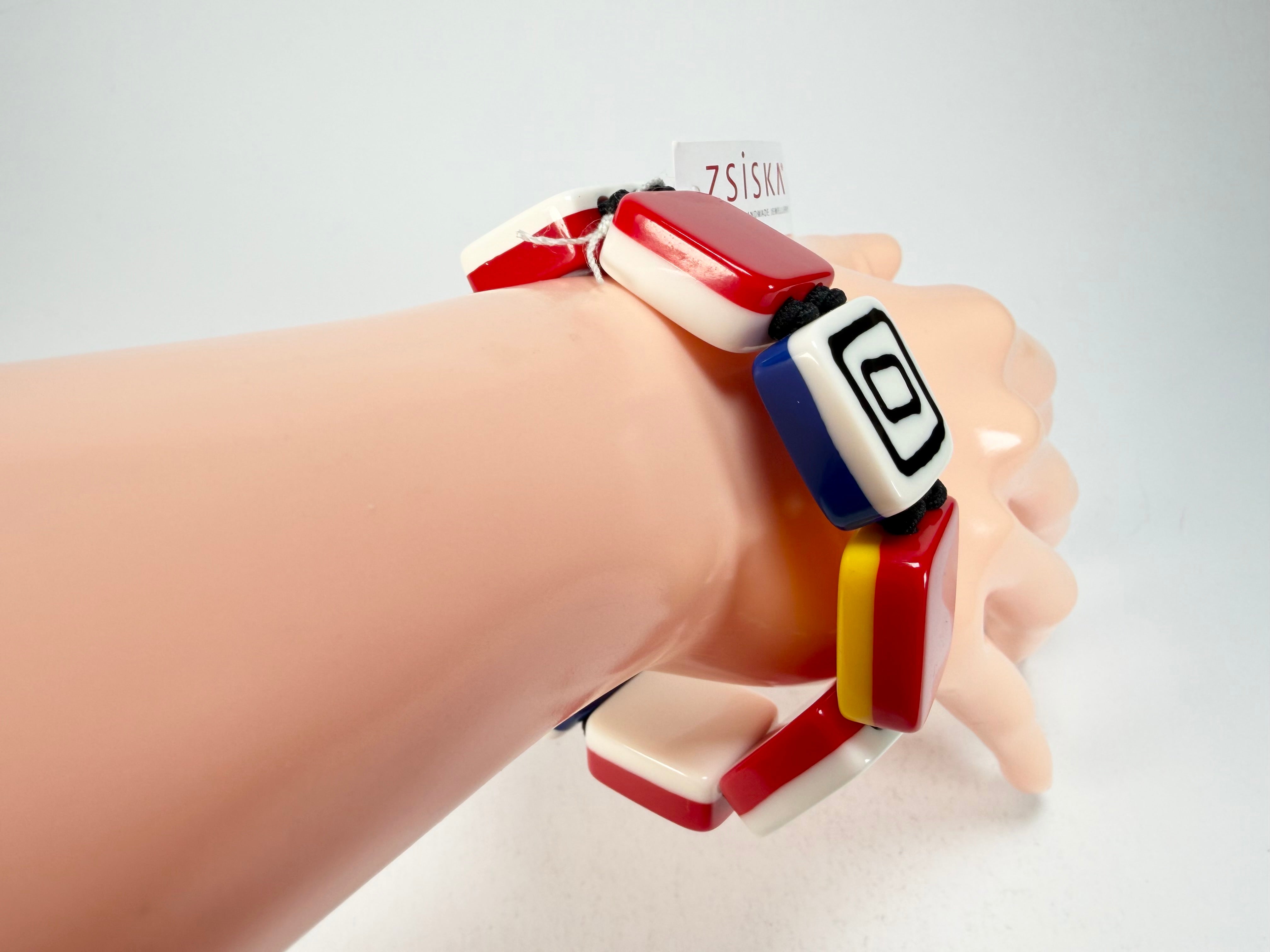 Zsiska - Vertigo Red Large Resin Bracelet ( 3440301REDDQ0L )