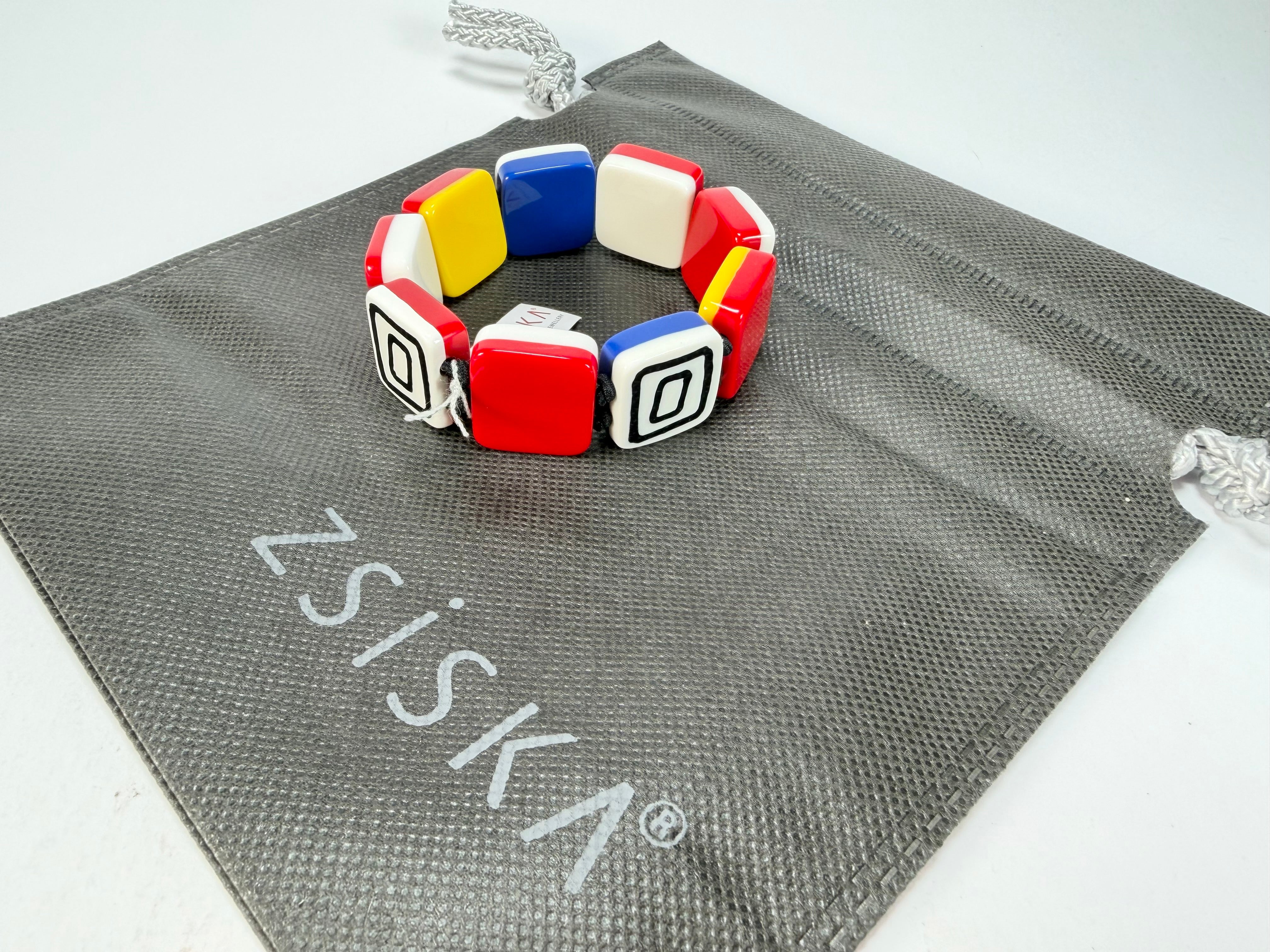 Zsiska - Vertigo Red Large Resin Bracelet ( 3440301REDDQ0L )
