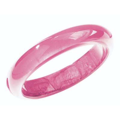 Zsiska - Colourful Statement Hot Pink Resin Bangle ( 40103049017QXL )