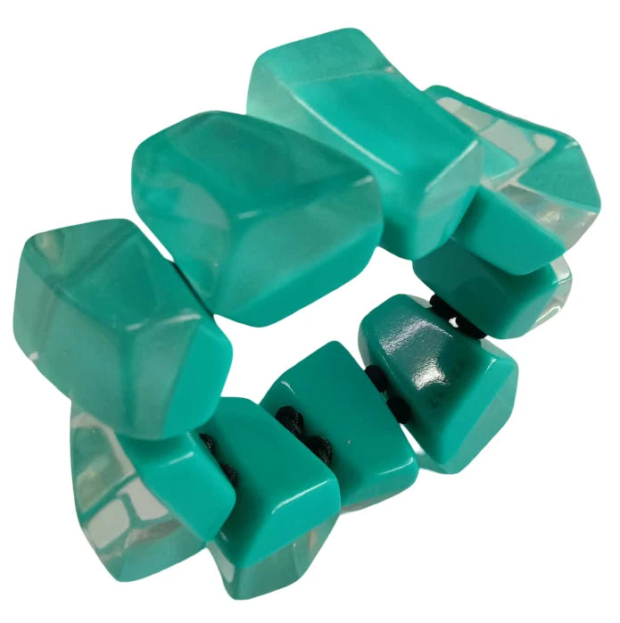 Zsiska - Emocion Turquoise Large Resin Bracelet ( 91503019268Q0M )