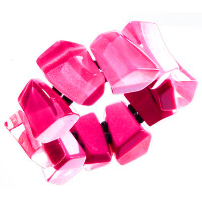 Zsiska - Emocion Hot Pink Large Resin Bracelet ( 91503019259Q0L )