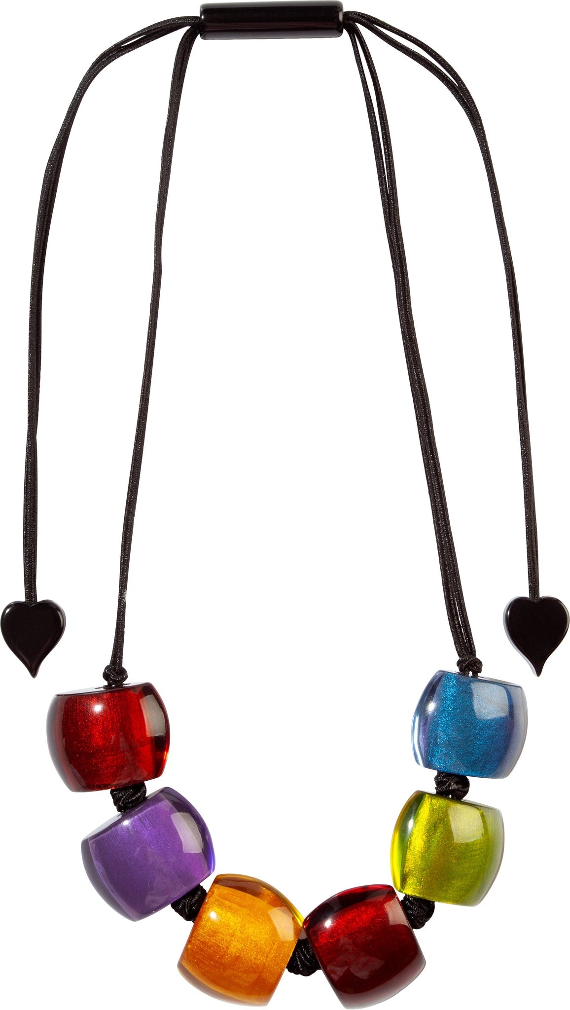 Zsiska - Bellissima 6 Bead New Spectrum Resin Necklace ( 72401050499Q06 )